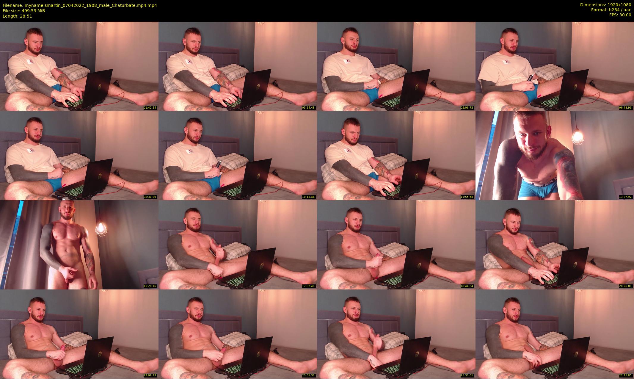 mynameismartin — 29 minute Chaturbate male cam show recording, 1080p, Apr 7, 2022
