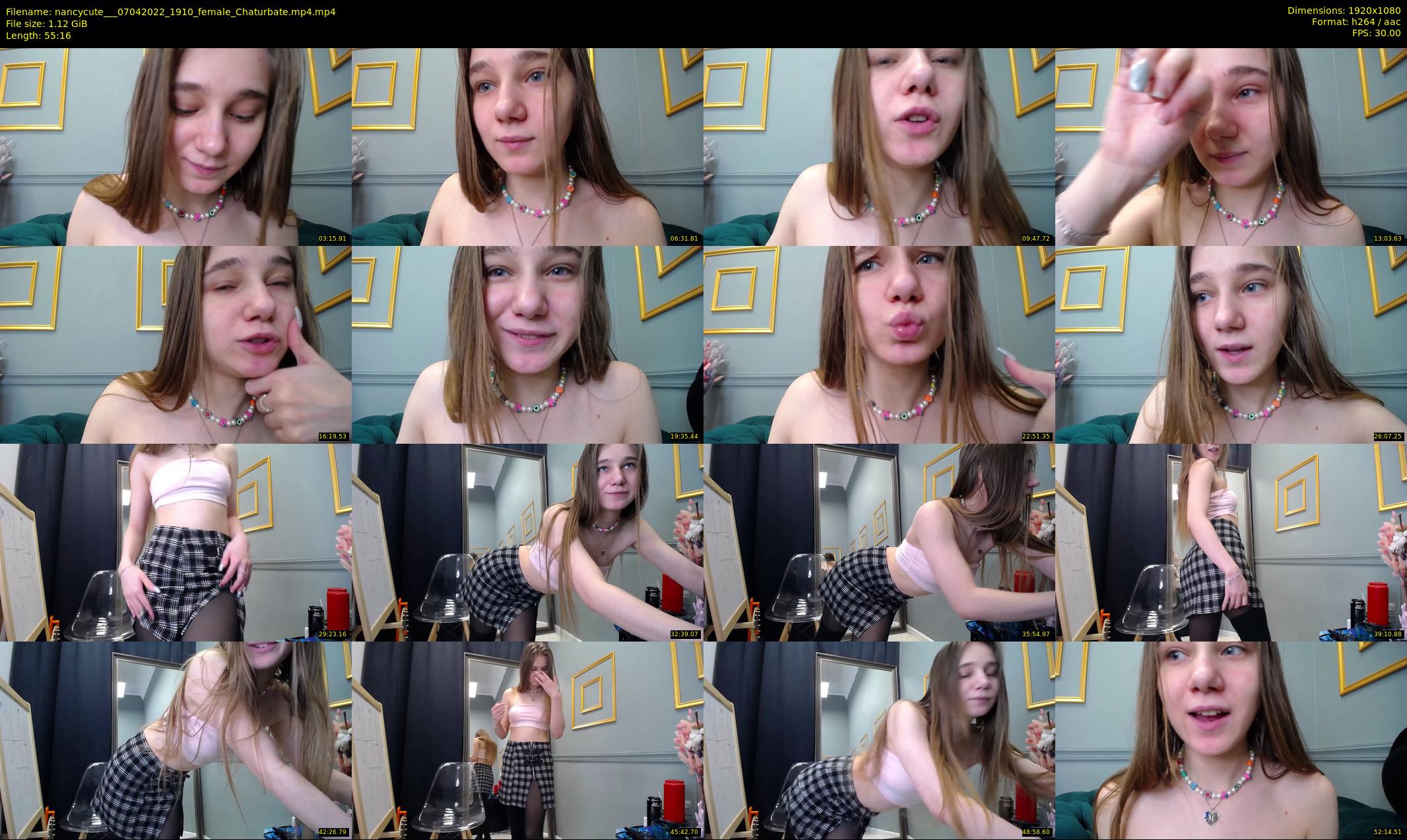 nancycute__ — 56 minute Chaturbate female cam show recording, 1080p, Apr 7, 2022