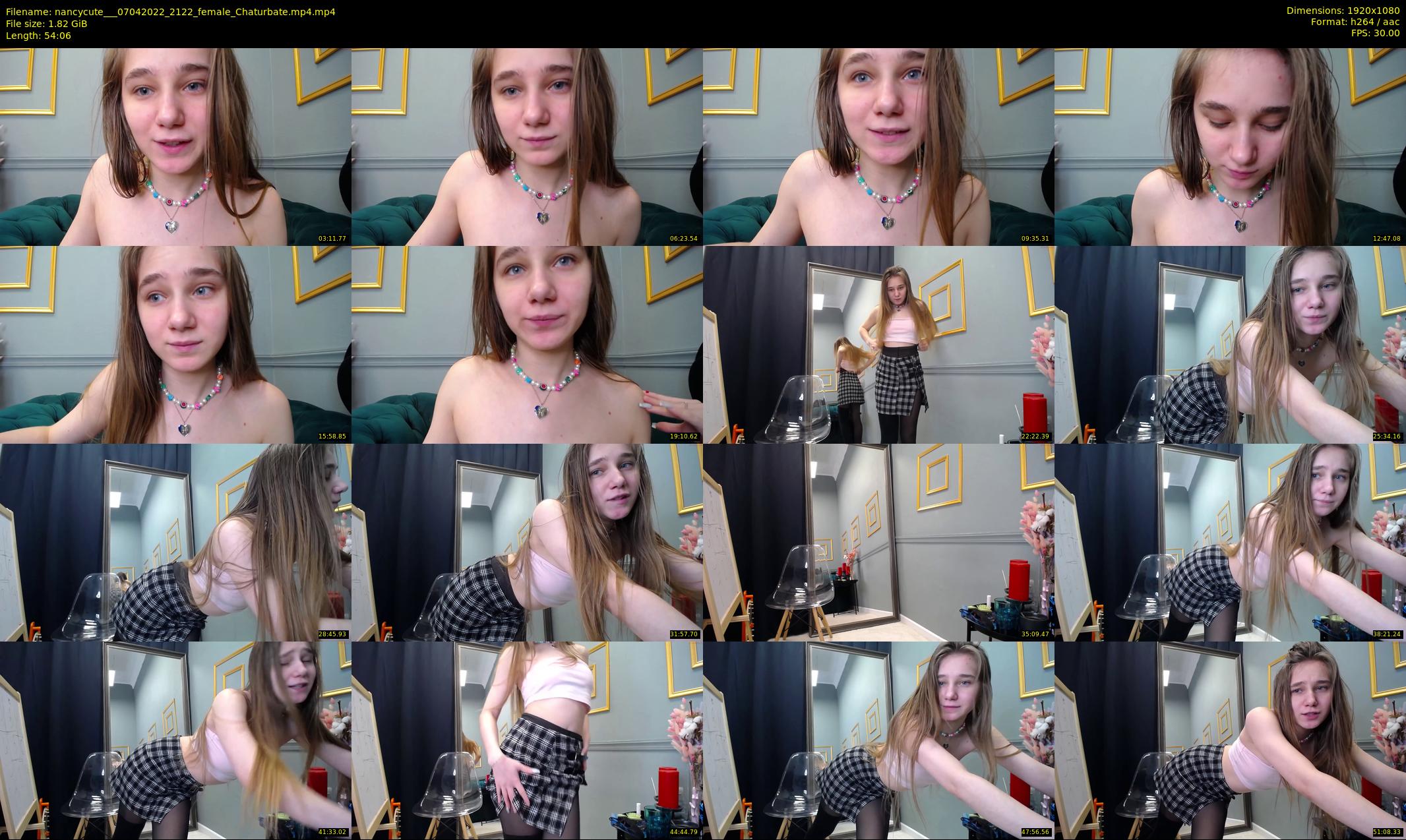 nancycute__ — 55 minute Chaturbate female cam show recording, 1080p, Apr 7, 2022