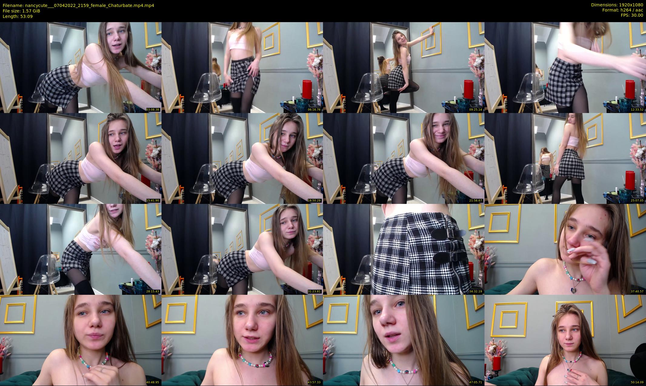 nancycute__ — 54 minute Chaturbate female cam show recording, 1080p, Apr 7, 2022