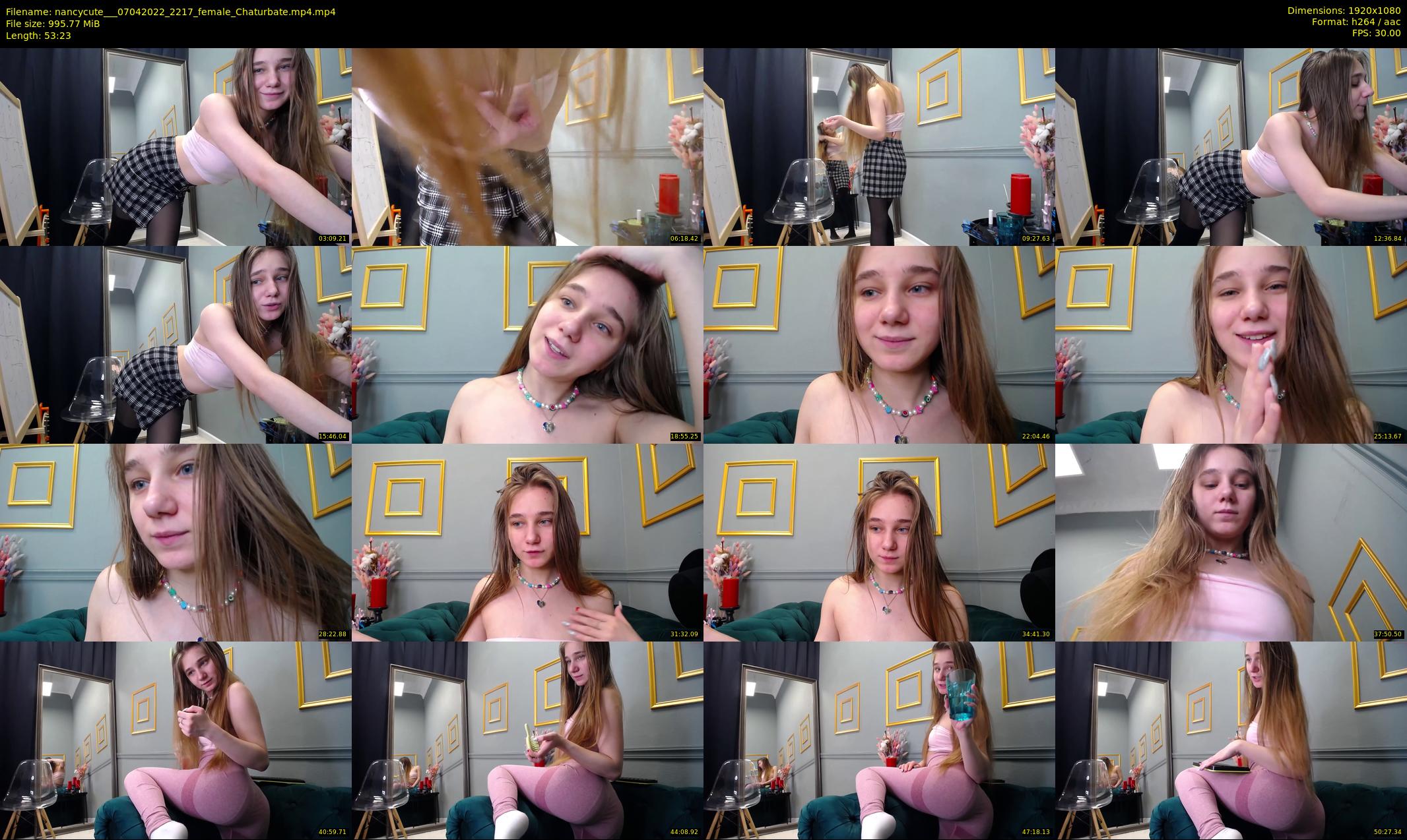 nancycute__ — 54 minute Chaturbate female cam show recording, 1080p, Apr 7, 2022