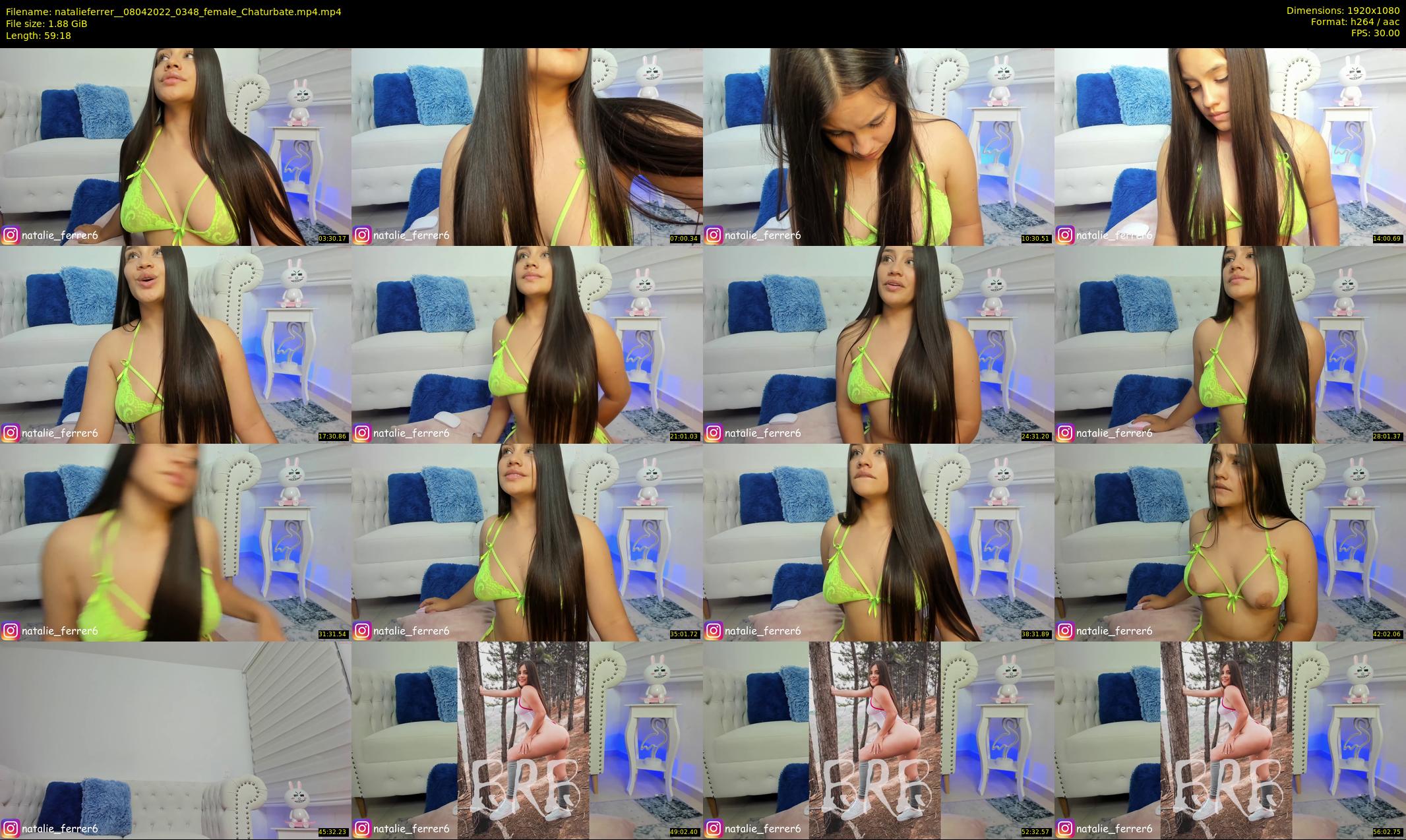 natalieferrer_ — 60 minute Chaturbate female cam show recording, 1080p, Apr 8, 2022