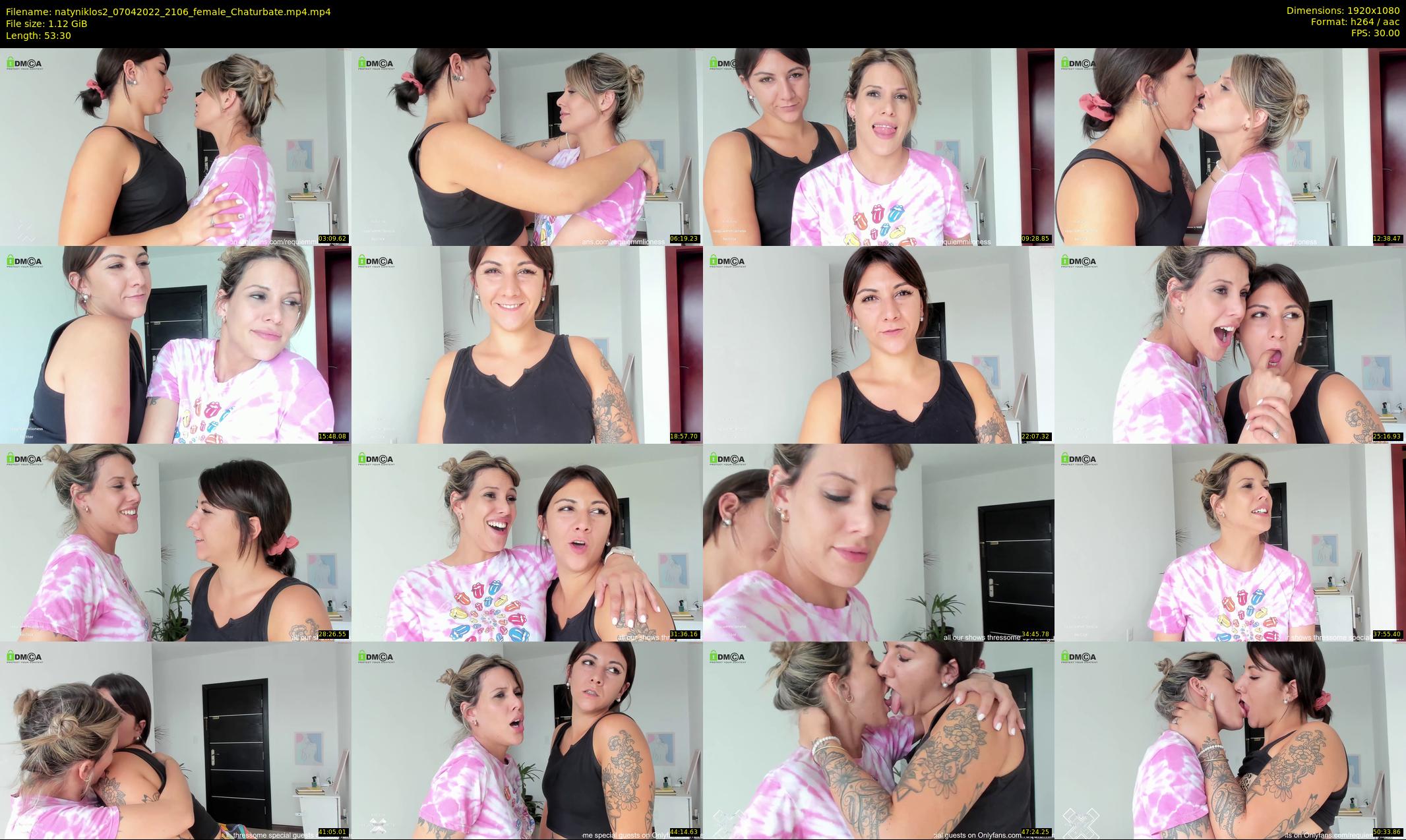 natyniklos2 — 54 minute Chaturbate couple cam show recording, 1080p, Apr 7, 2022