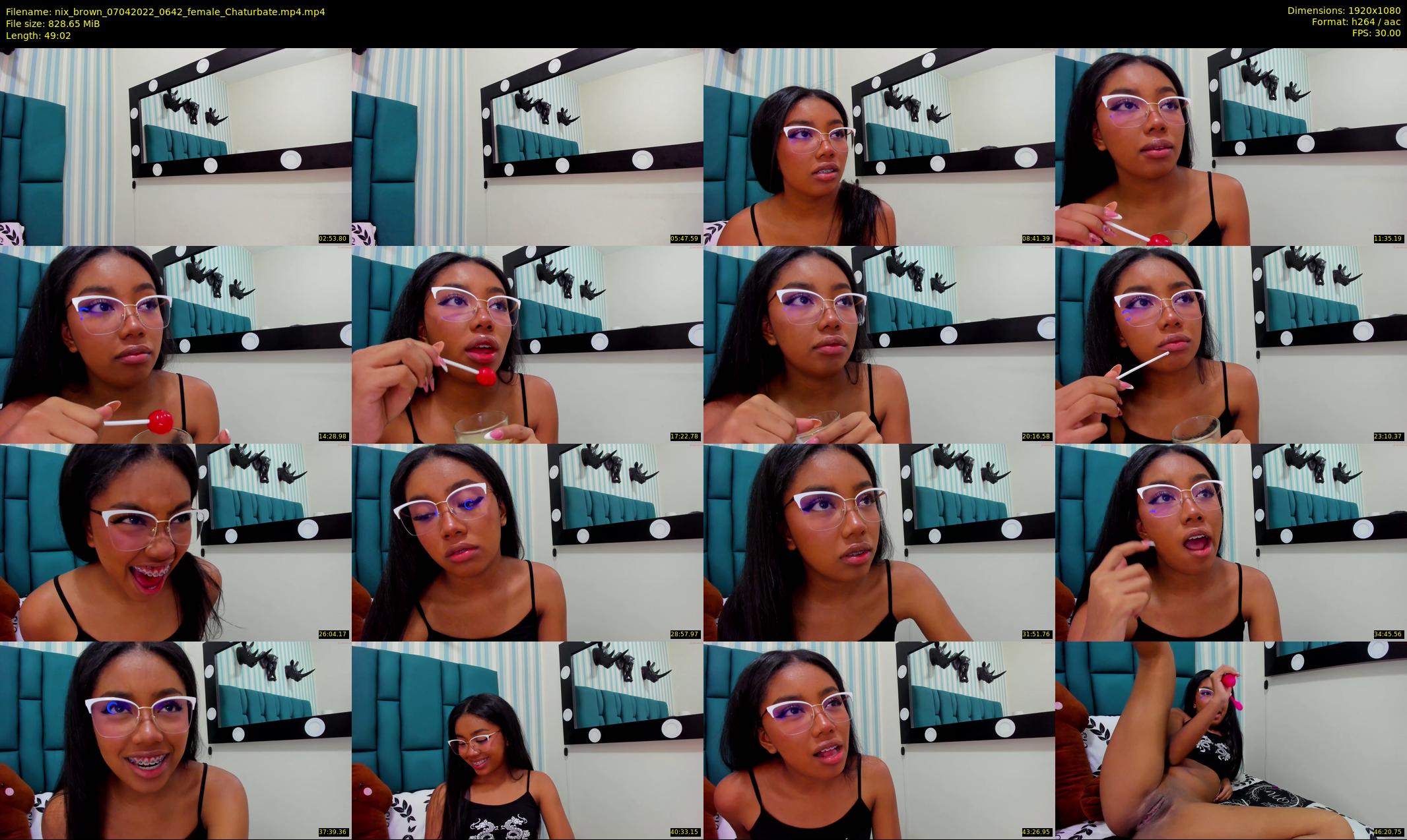 nix_brown — 50 minute Chaturbate female cam show recording, 1080p, Apr 7, 2022