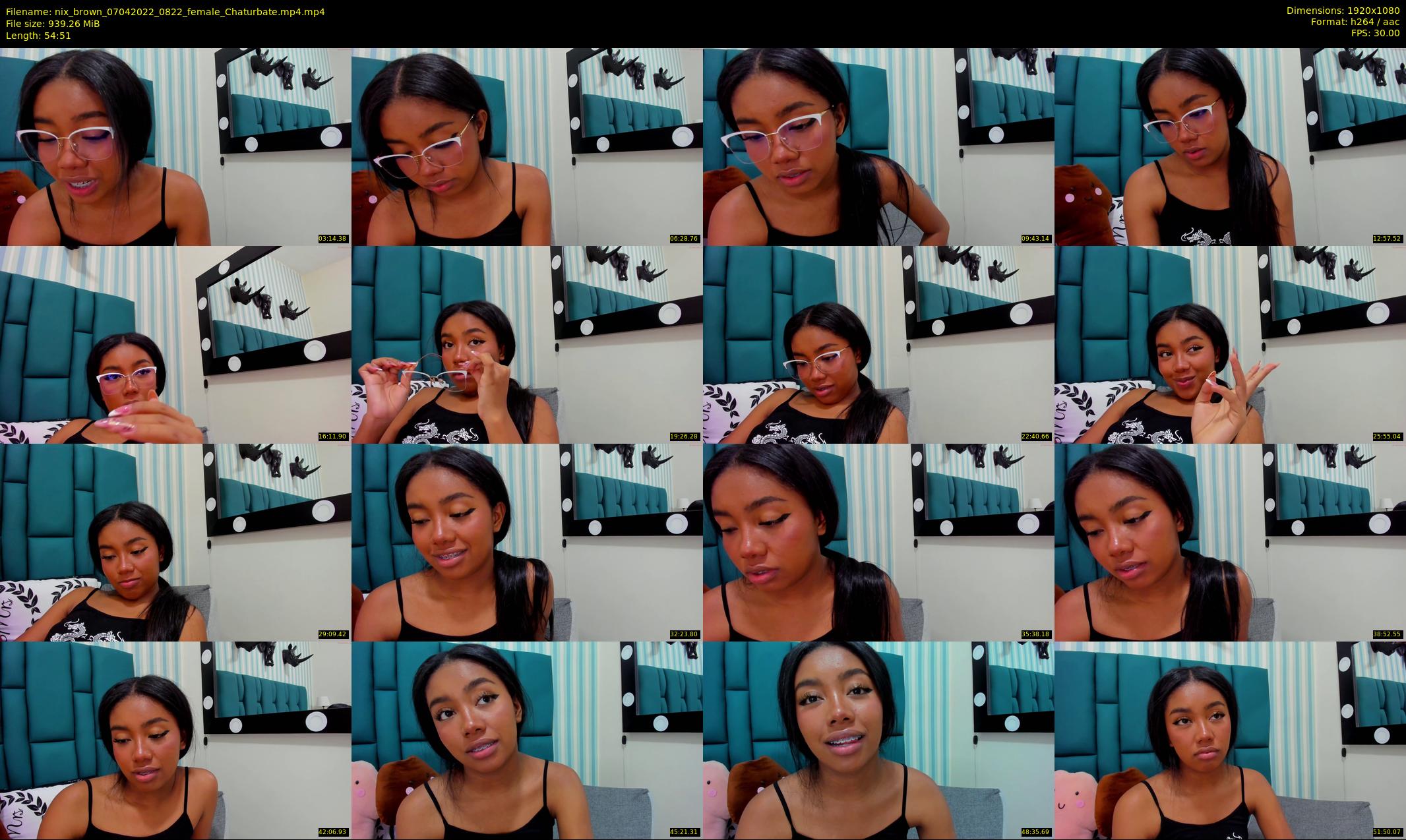 nix_brown — 55 minute Chaturbate female cam show recording, 1080p, Apr 7, 2022