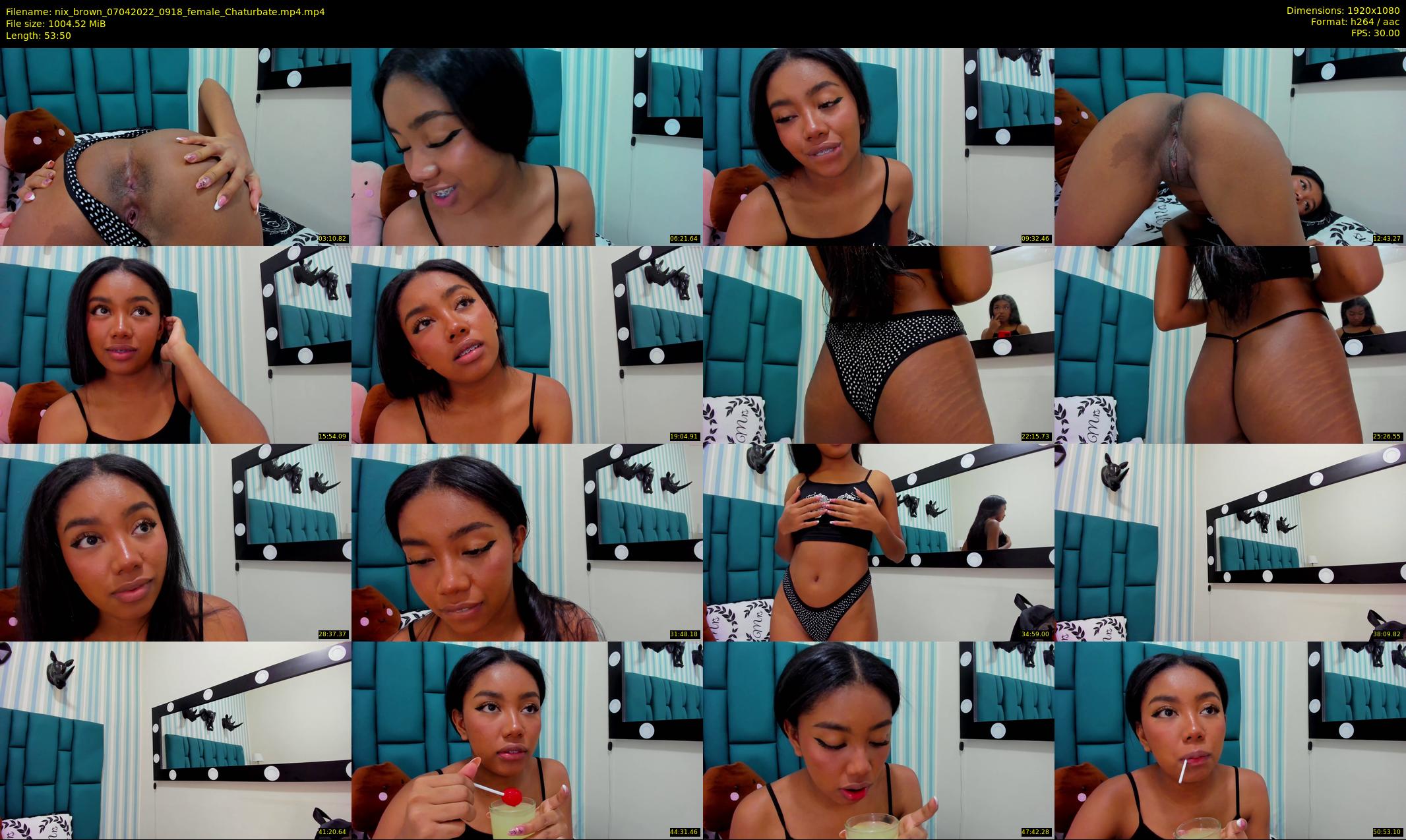 nix_brown — 54 minute Chaturbate female cam show recording, 1080p, Apr 7, 2022