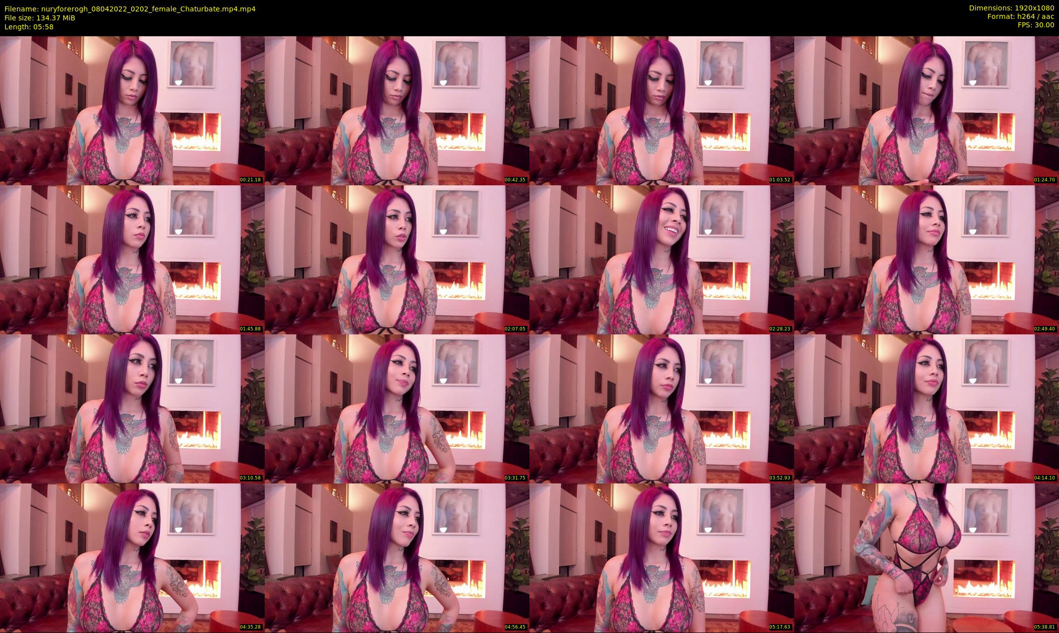 nuryforerogh — 6 minute Chaturbate female cam show recording, 1080p, Apr 8, 2022