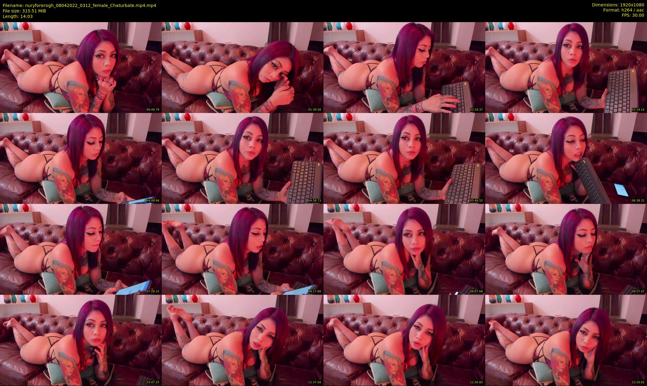 nuryforerogh — 15 minute Chaturbate female cam show recording, 1080p, Apr 8, 2022