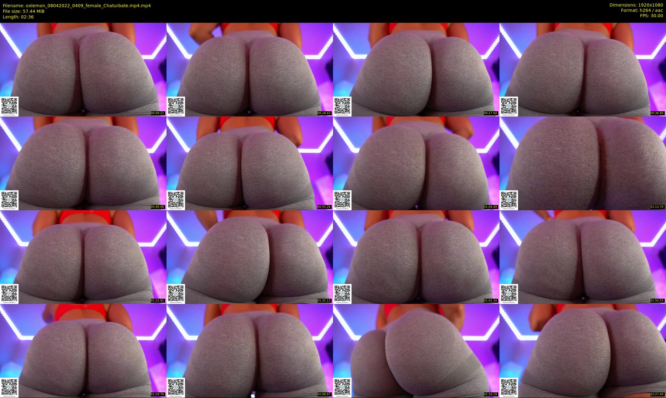 oxlemon — 3 minute Chaturbate female cam show recording, 1080p, Apr 8, 2022