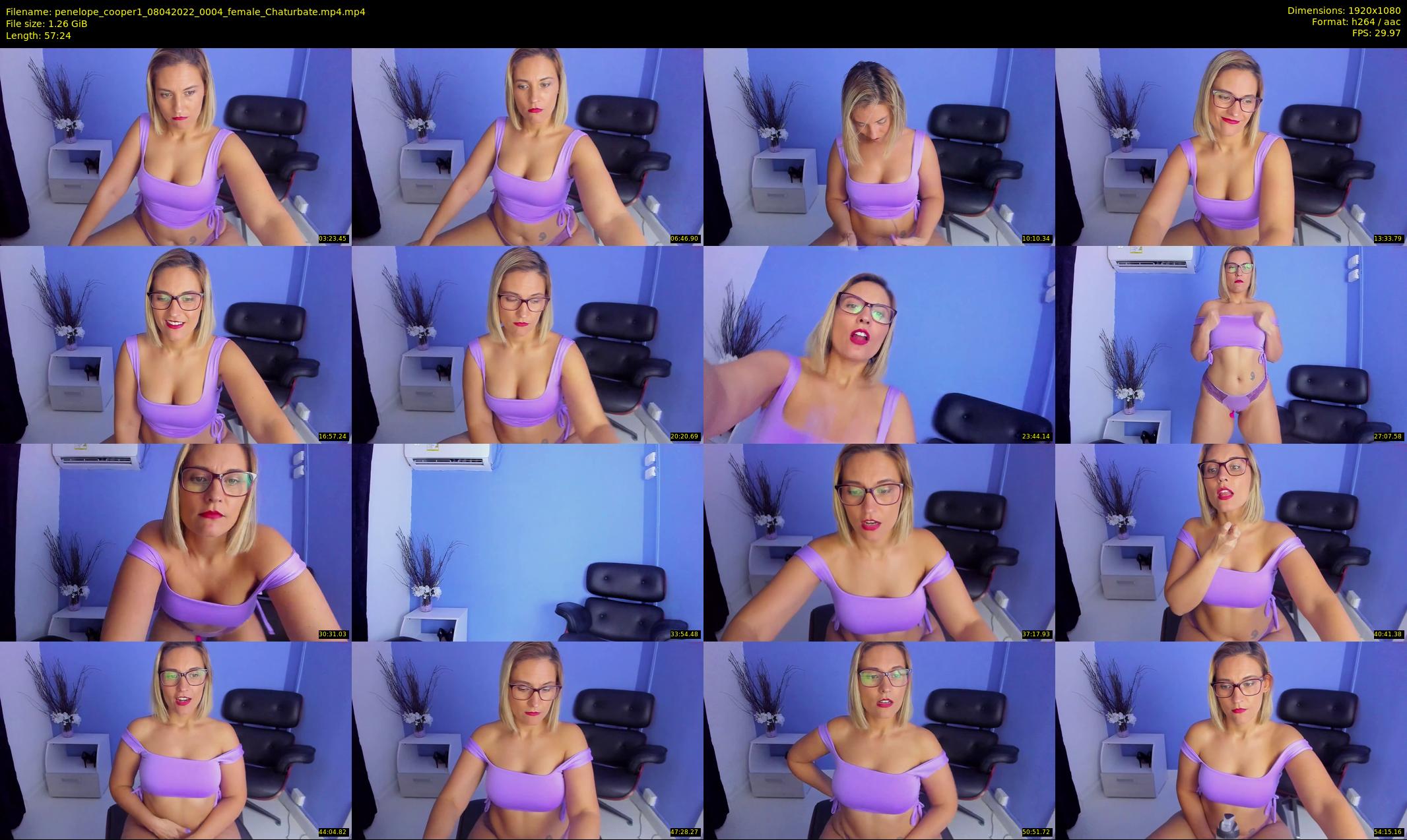 penelope_cooper1 — 58 minute Chaturbate female cam show recording, 1080p, Apr 8, 2022