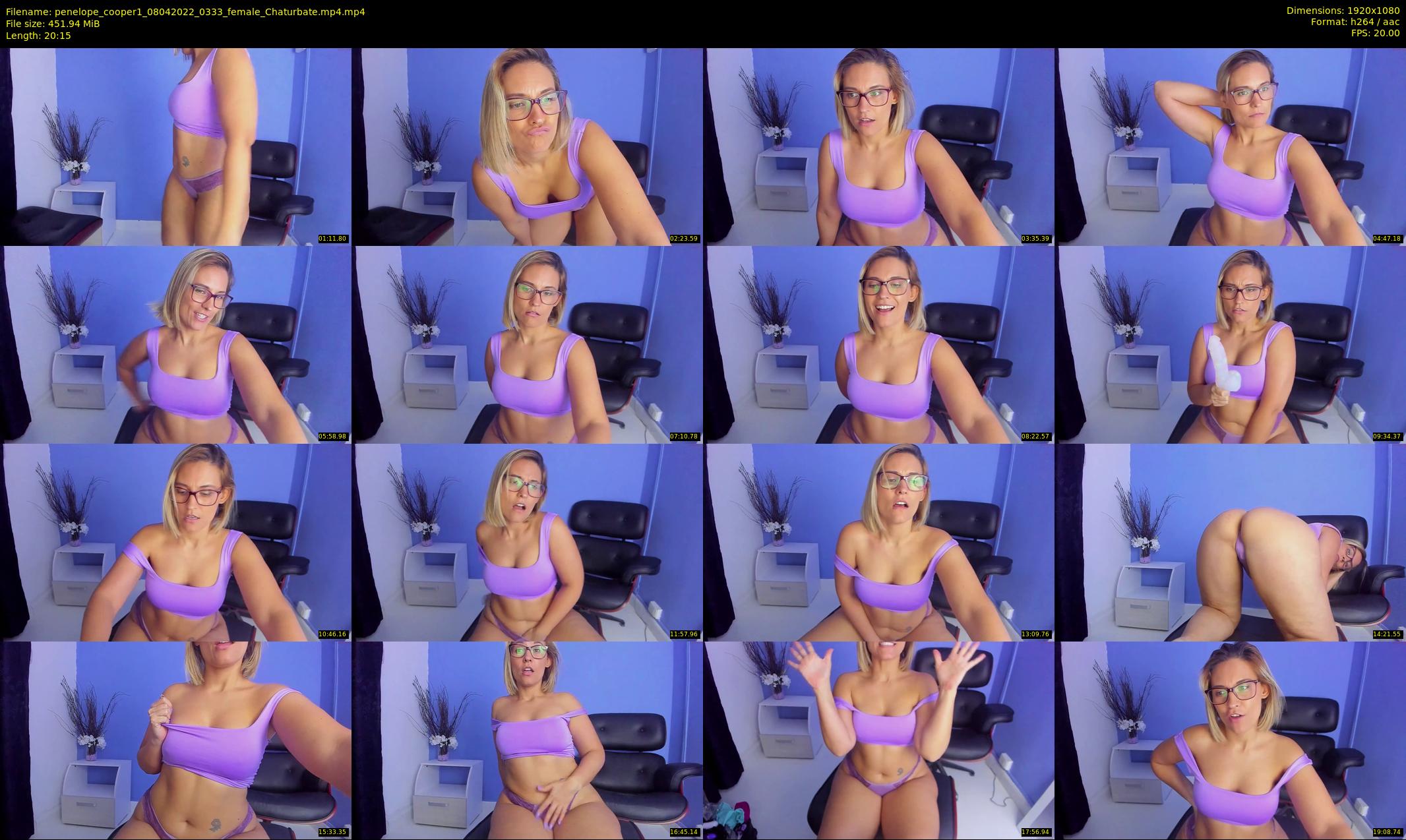 penelope_cooper1 — 21 minute Chaturbate female cam show recording, 1080p, Apr 8, 2022