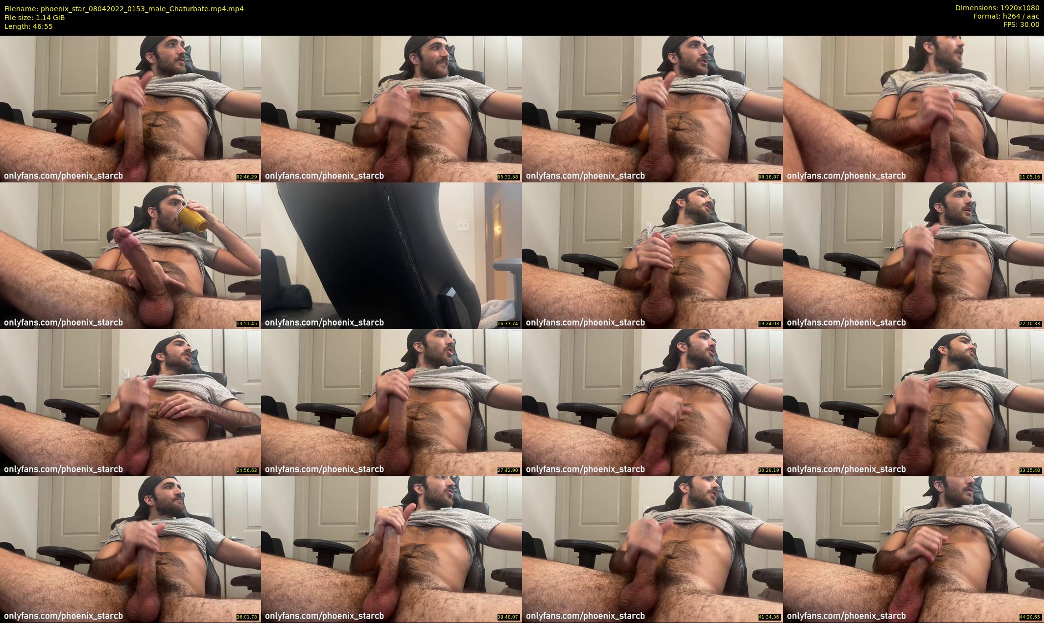 phoenix_star — 47 minute Chaturbate male cam show recording, 1080p, Apr 8, 2022