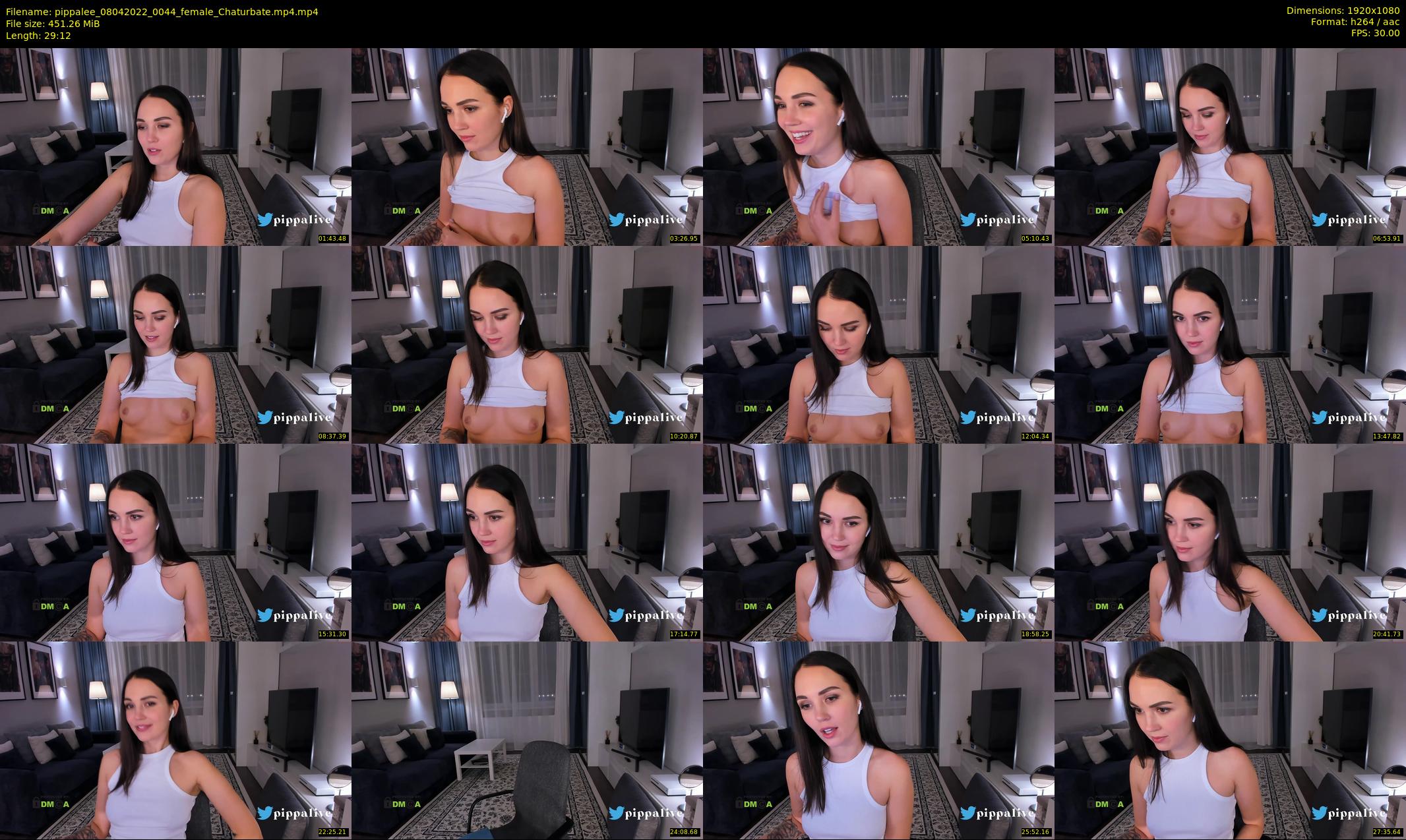 pippalee — 30 minute Chaturbate female cam show recording, 1080p, Apr 8, 2022