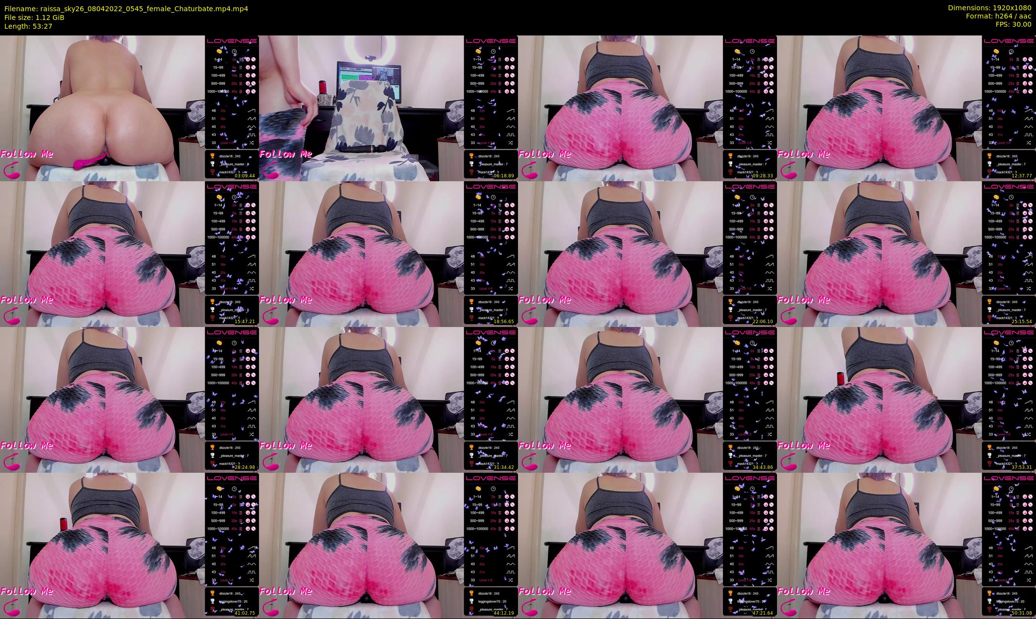 raissa_sky26 — 54 minute Chaturbate female cam show recording, 1080p, Apr 8, 2022