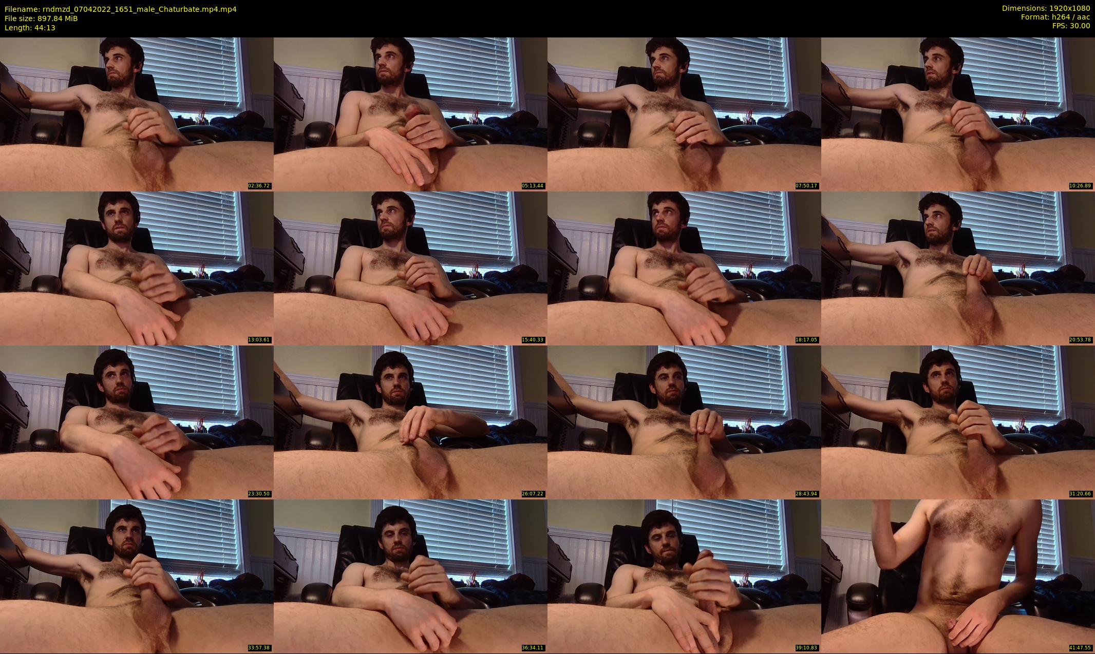 rndmzd — 45 minute Chaturbate male cam show recording, 1080p, Apr 7, 2022