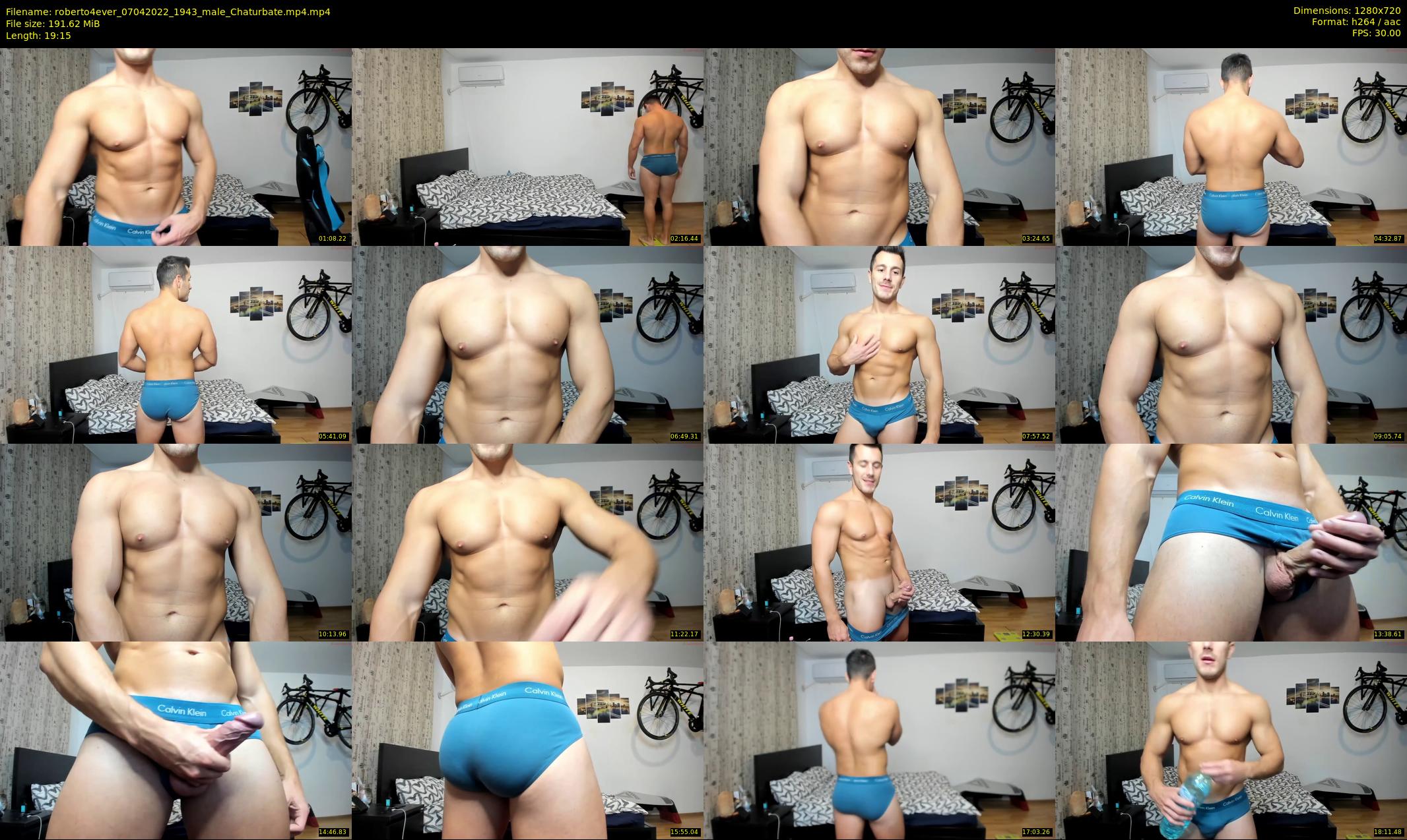roberto4ever — 20 minute Chaturbate male cam show recording, 720p, Apr 7, 2022
