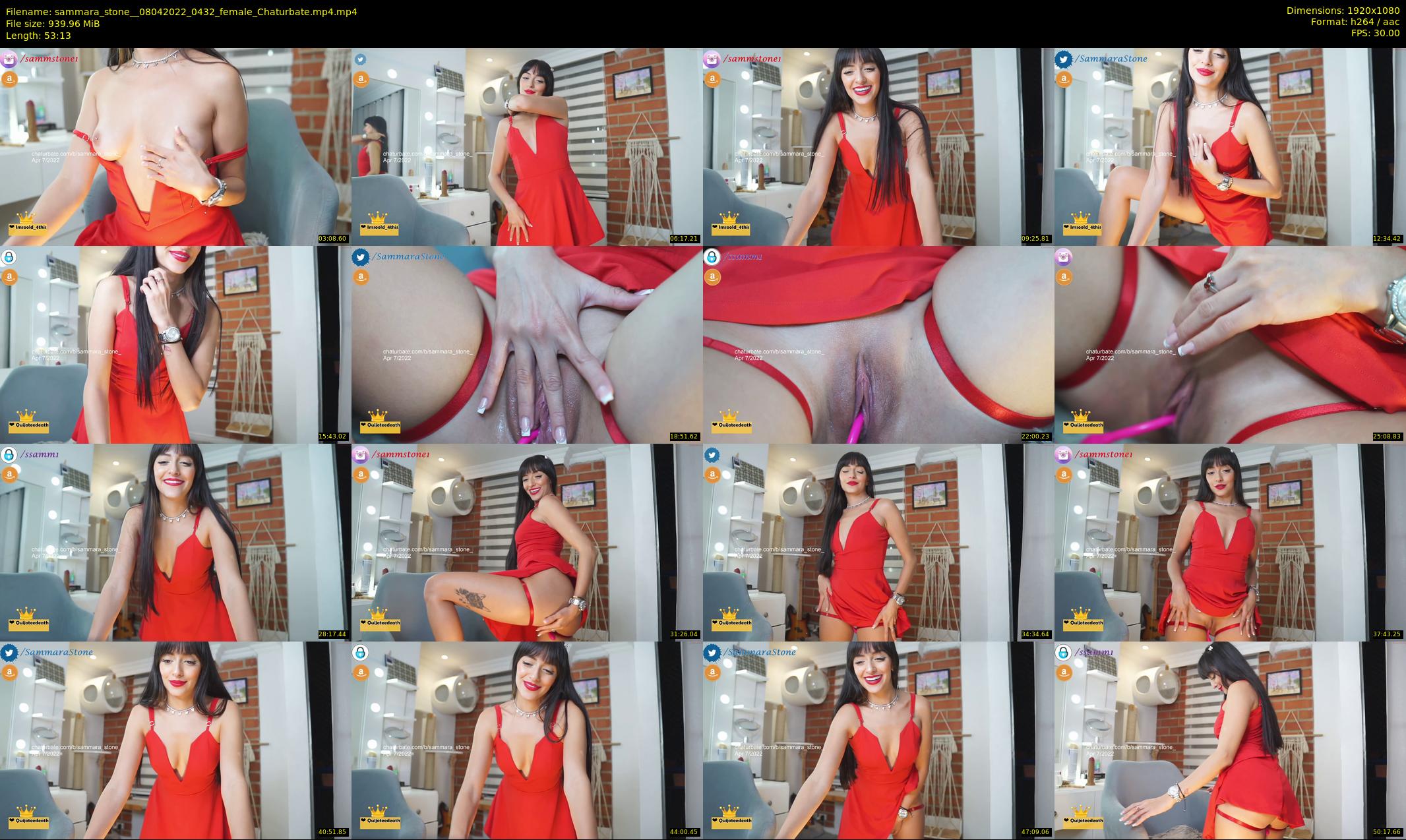 sammara_stone_ — 54 minute Chaturbate female cam show recording, 1080p, Apr 8, 2022