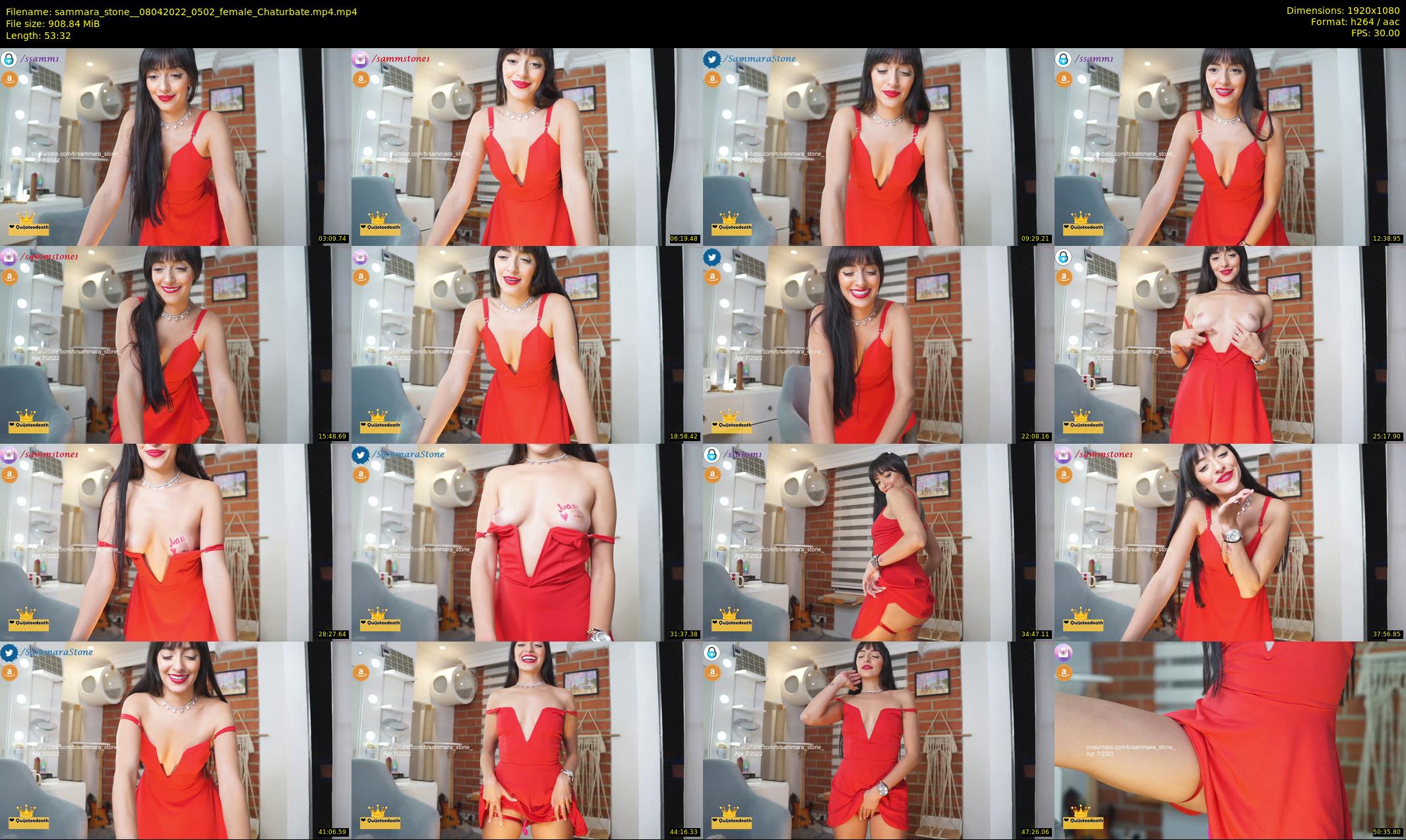 sammara_stone_ — 54 minute Chaturbate female cam show recording, 1080p, Apr 8, 2022
