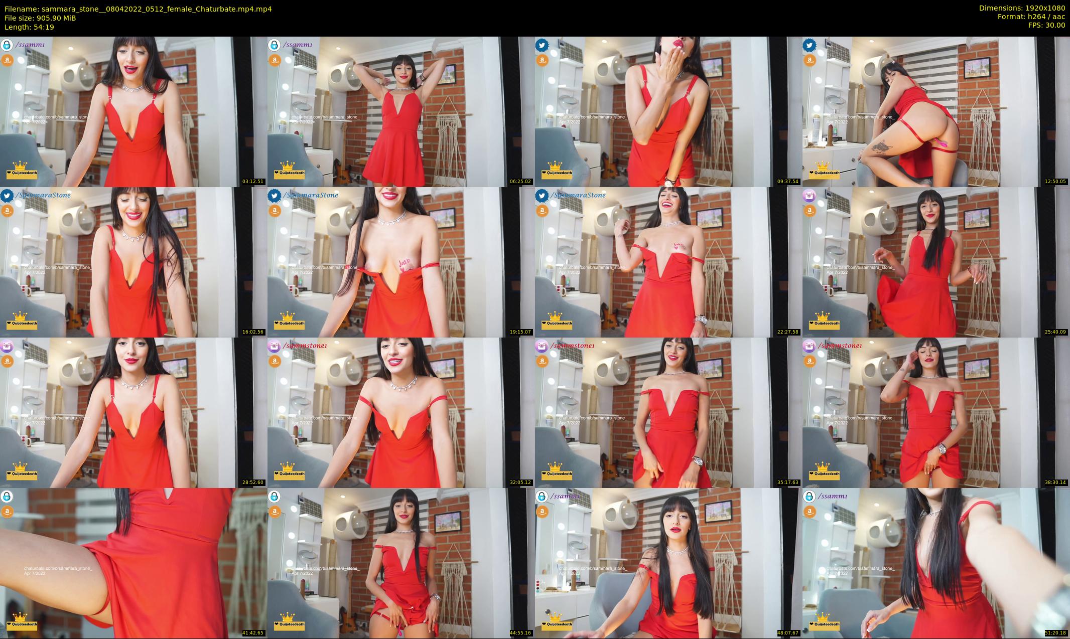 sammara_stone_ — 55 minute Chaturbate female cam show recording, 1080p, Apr 8, 2022