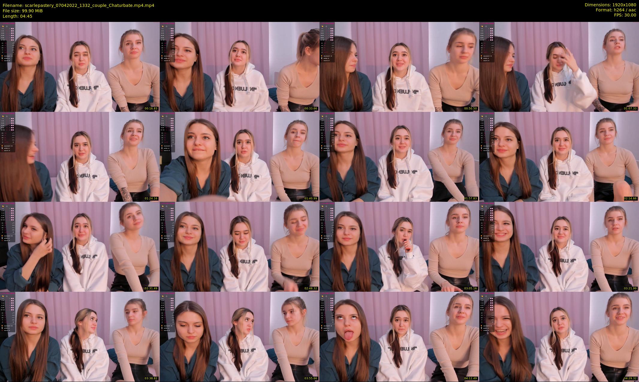 scarlepastery — 5 minute Chaturbate couple cam show recording, 1080p, Apr 7, 2022