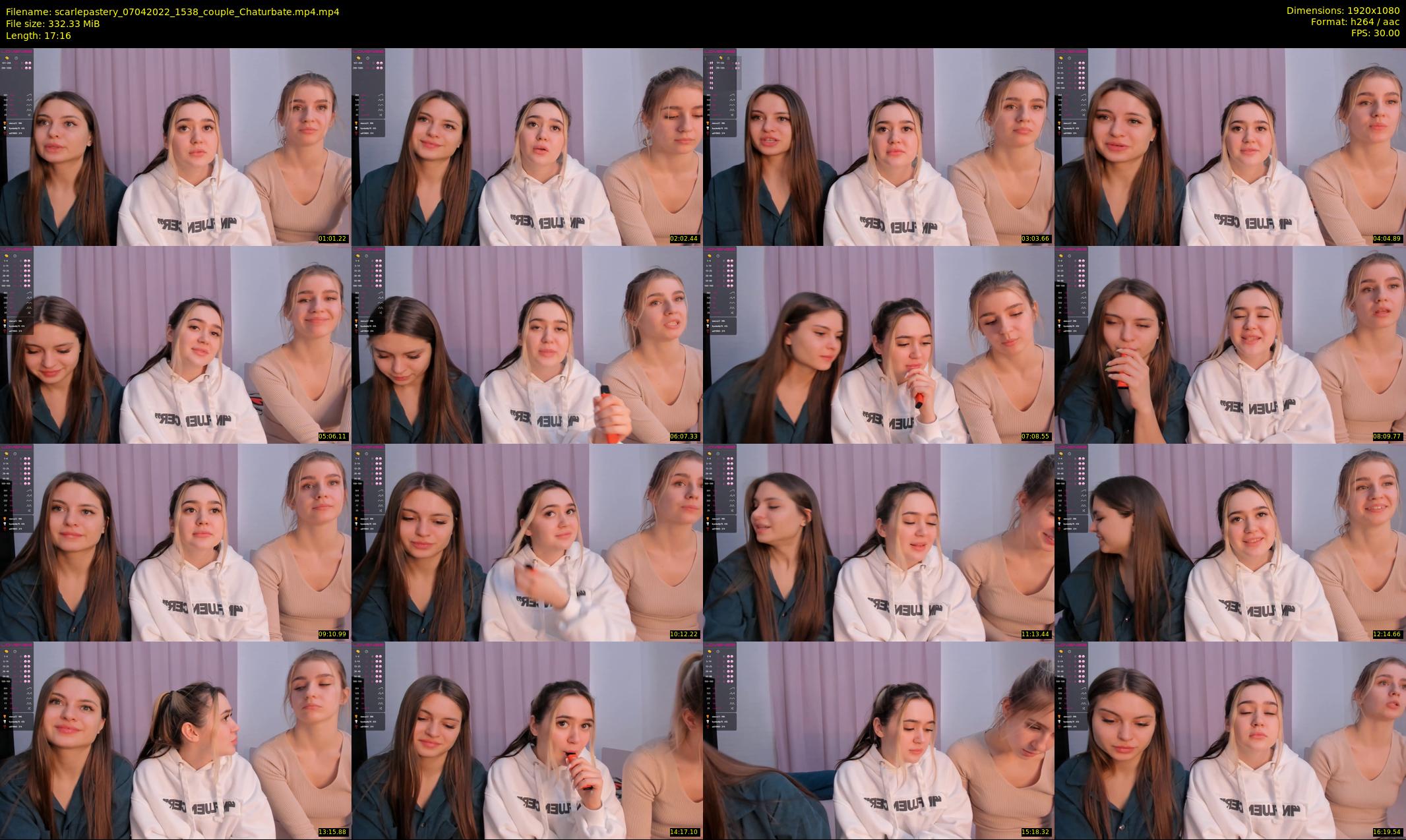 scarlepastery — 18 minute Chaturbate couple cam show recording, 1080p, Apr 7, 2022