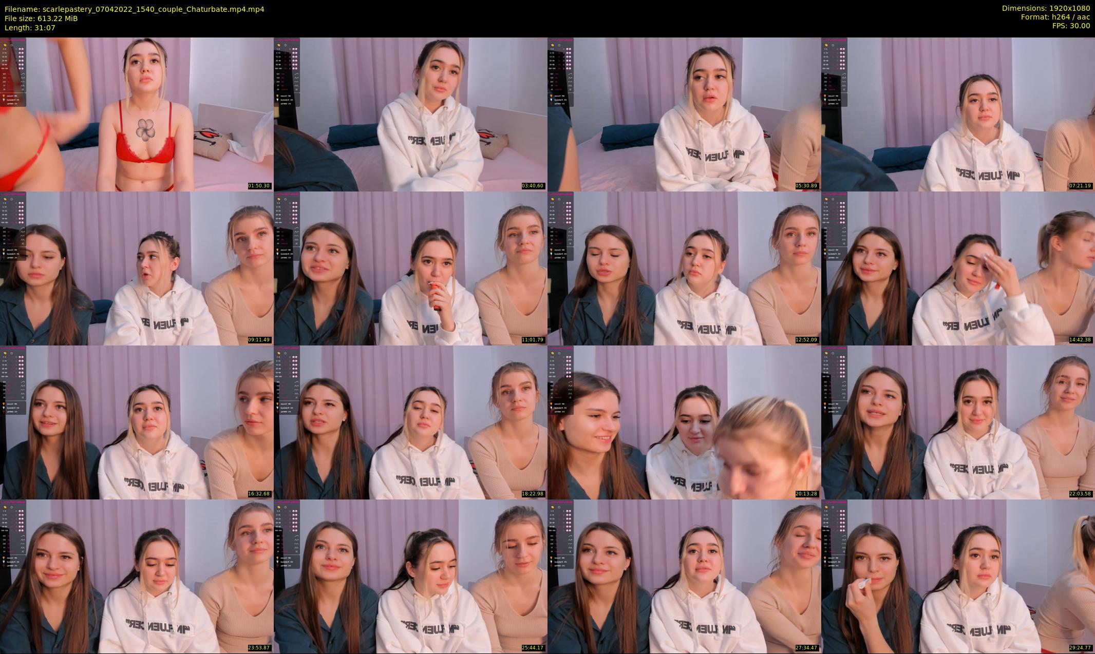 scarlepastery — 32 minute Chaturbate couple cam show recording, 1080p, Apr 7, 2022