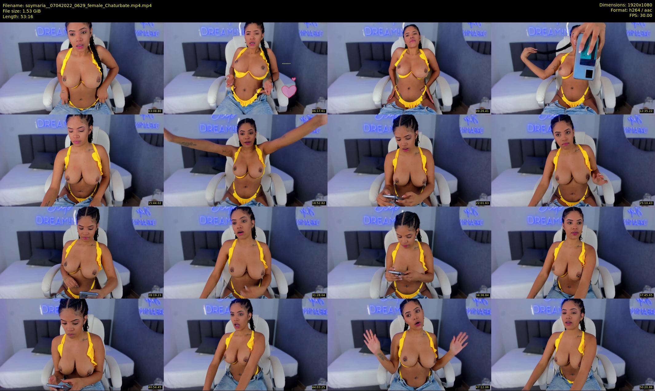 soymaria_ — 54 minute Chaturbate female cam show recording, 1080p, Apr 7, 2022
