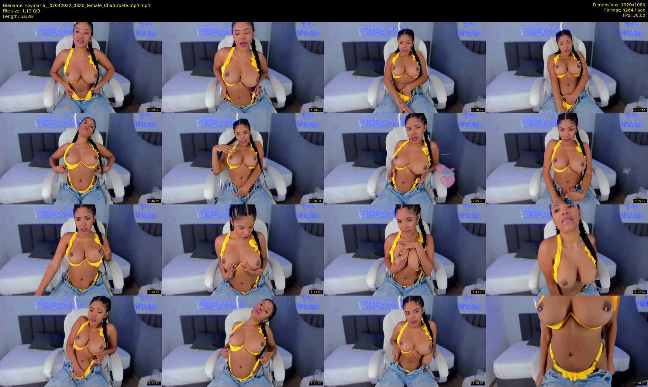 soymaria_ — 54 minute Chaturbate female cam show recording, 1080p, Apr 7, 2022
