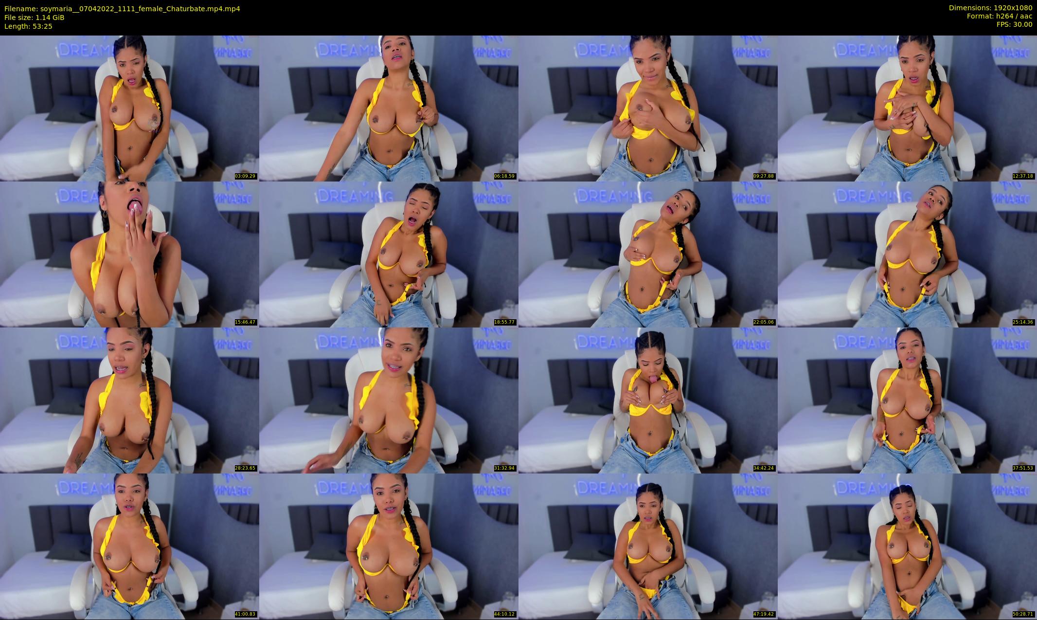 soymaria_ — 54 minute Chaturbate female cam show recording, 1080p, Apr 7, 2022