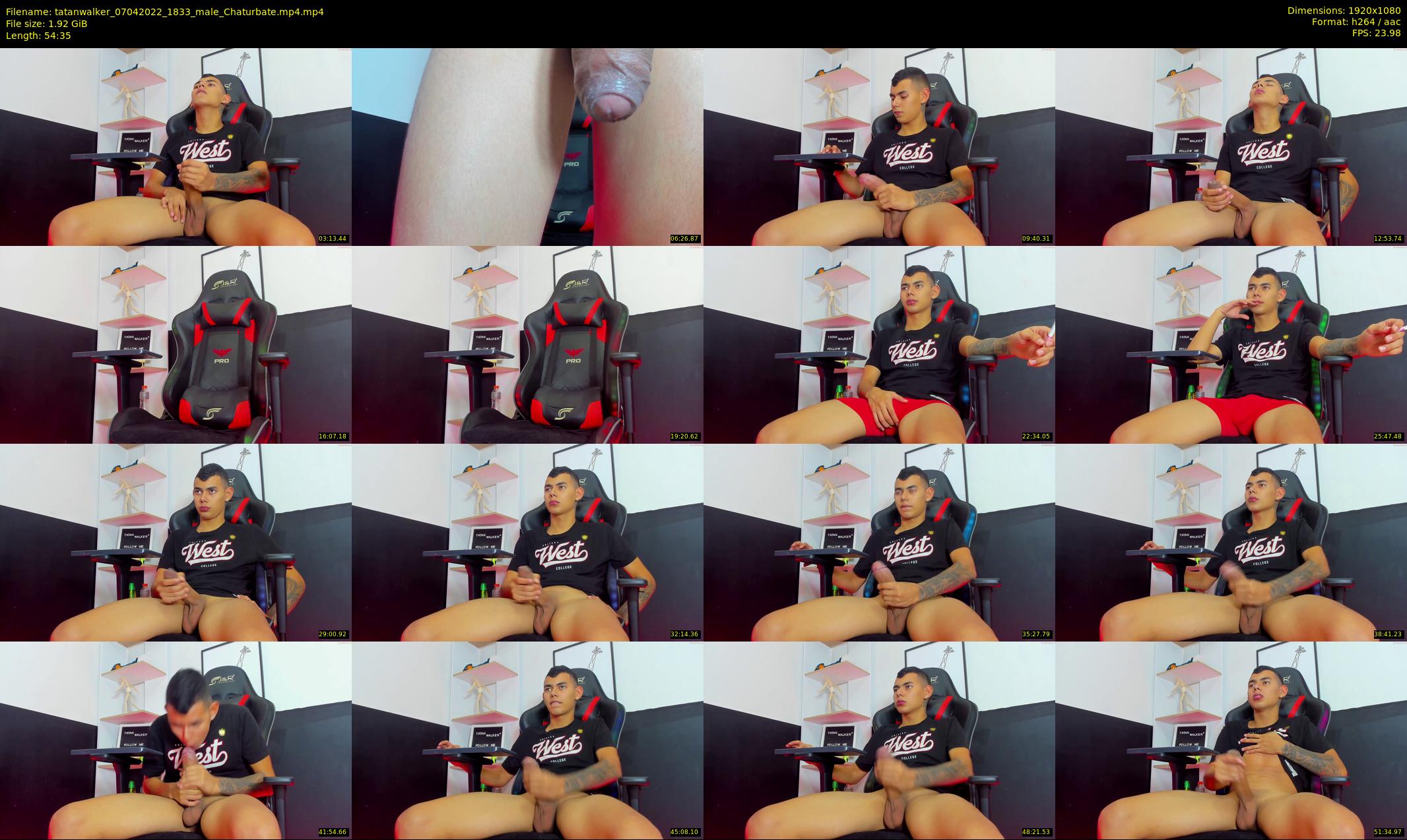 tatanwalker — 55 minute Chaturbate male cam show recording, 1080p, Apr 7, 2022