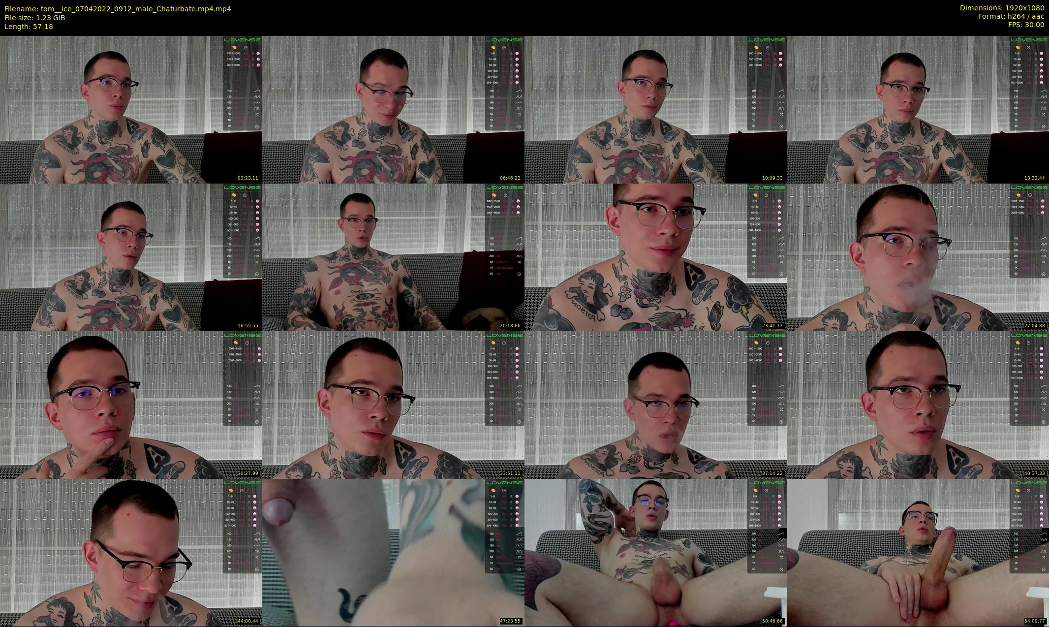 tom__ice — 58 minute Chaturbate male cam show recording, 1080p, Apr 7, 2022