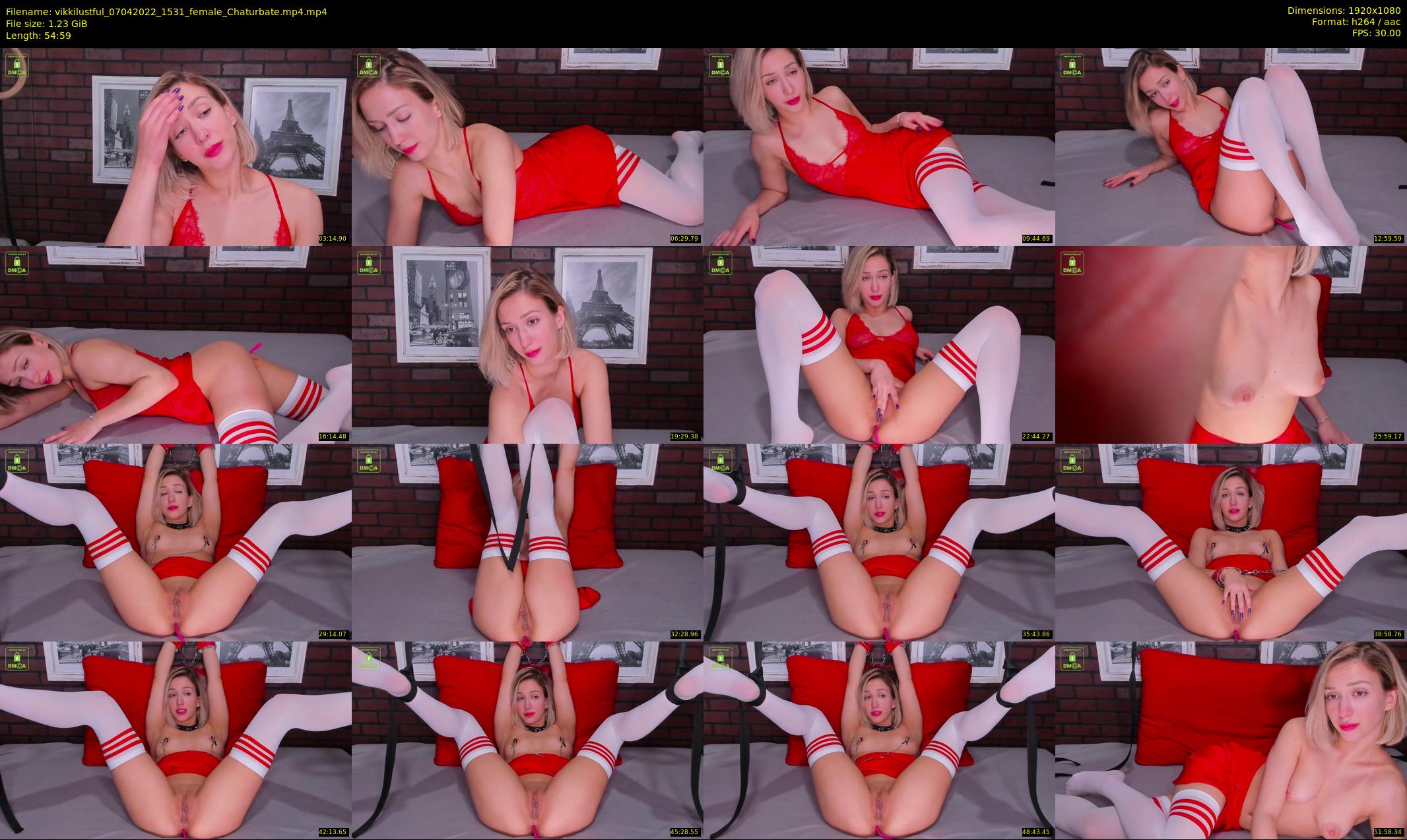 vikkilustful — 55 minute Chaturbate female cam show recording, 1080p, Apr 7, 2022