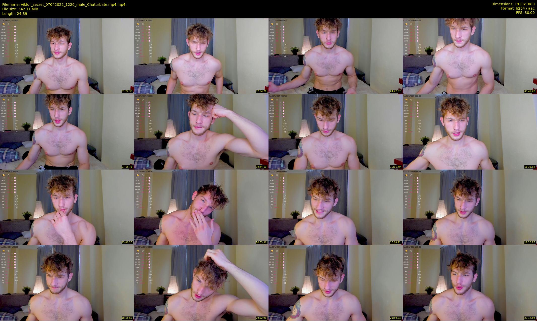 viktor_secret — 25 minute Chaturbate male cam show recording, 1080p, Apr 7, 2022