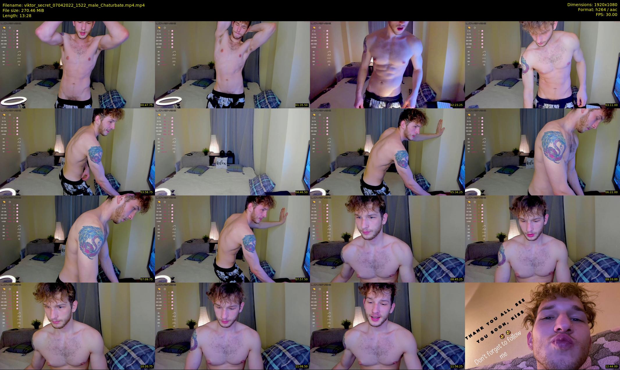 viktor_secret — 14 minute Chaturbate male cam show recording, 1080p, Apr 7, 2022