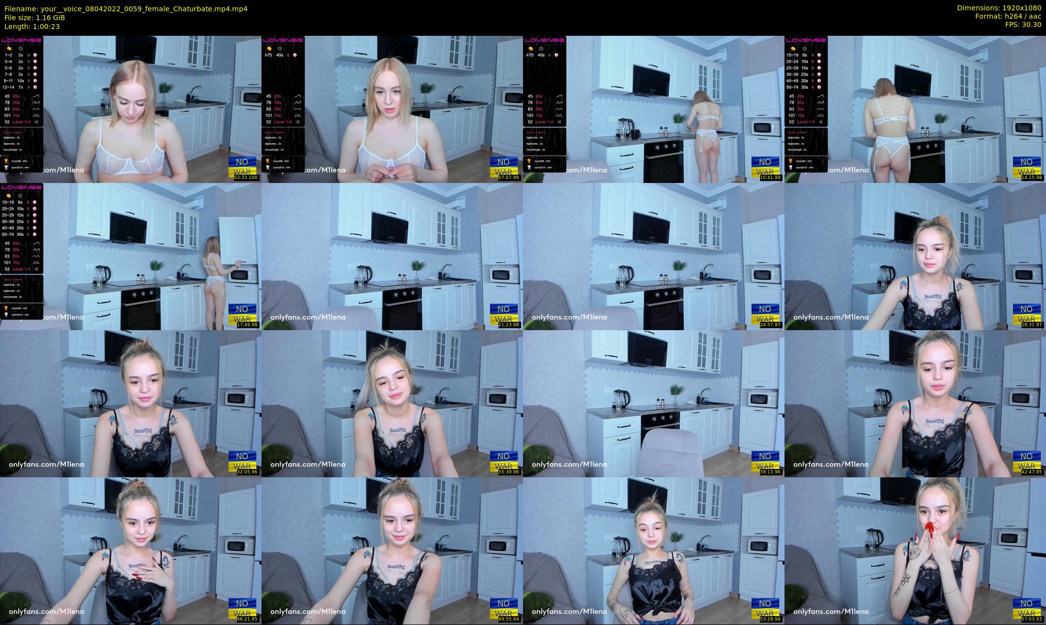 your__voice — 61 minute Chaturbate female cam show recording, 1080p, Apr 8, 2022