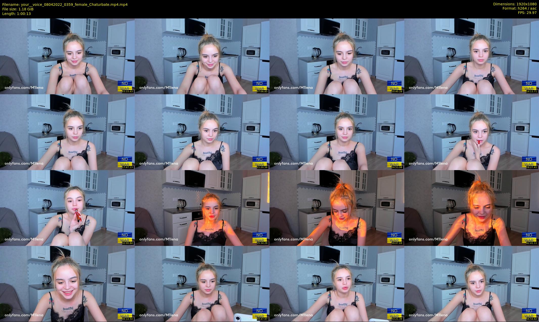your__voice — 61 minute Chaturbate female cam show recording, 1080p, Apr 8, 2022