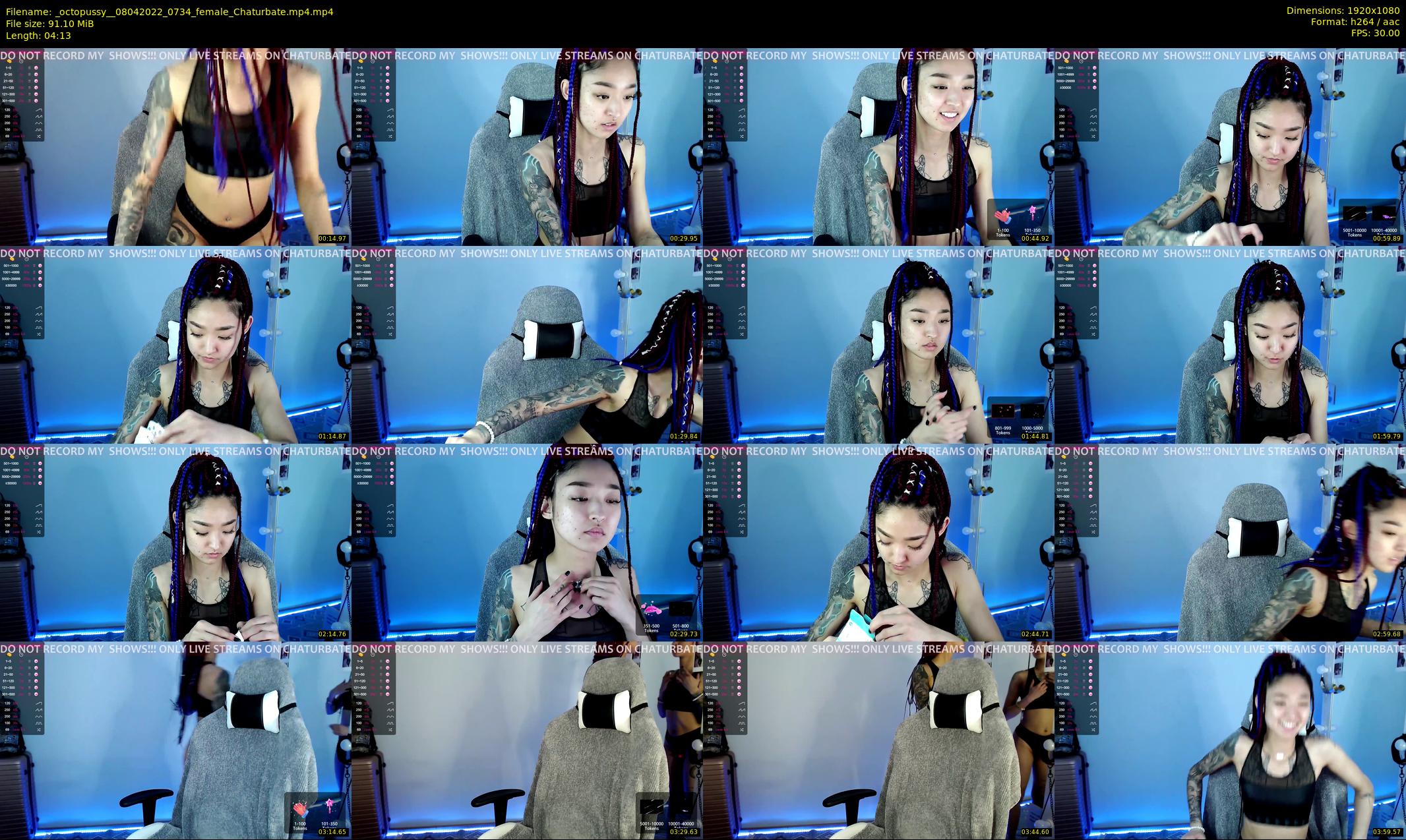 _octopussy_ — 5 minute Chaturbate female cam show recording, 1080p, Apr 8, 2022