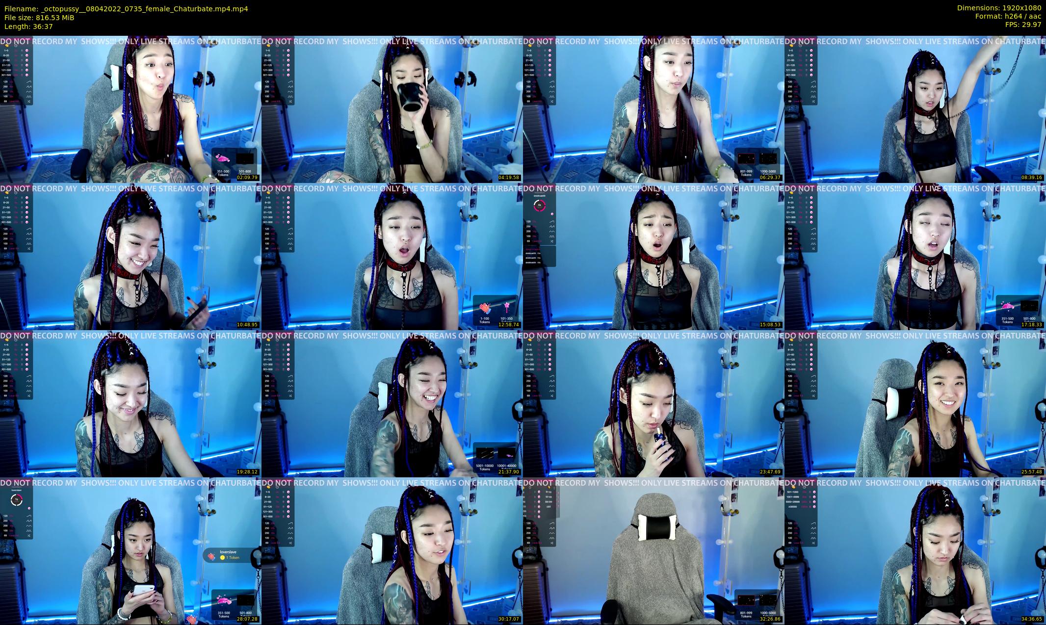 _octopussy_ — 37 minute Chaturbate female cam show recording, 1080p, Apr 8, 2022