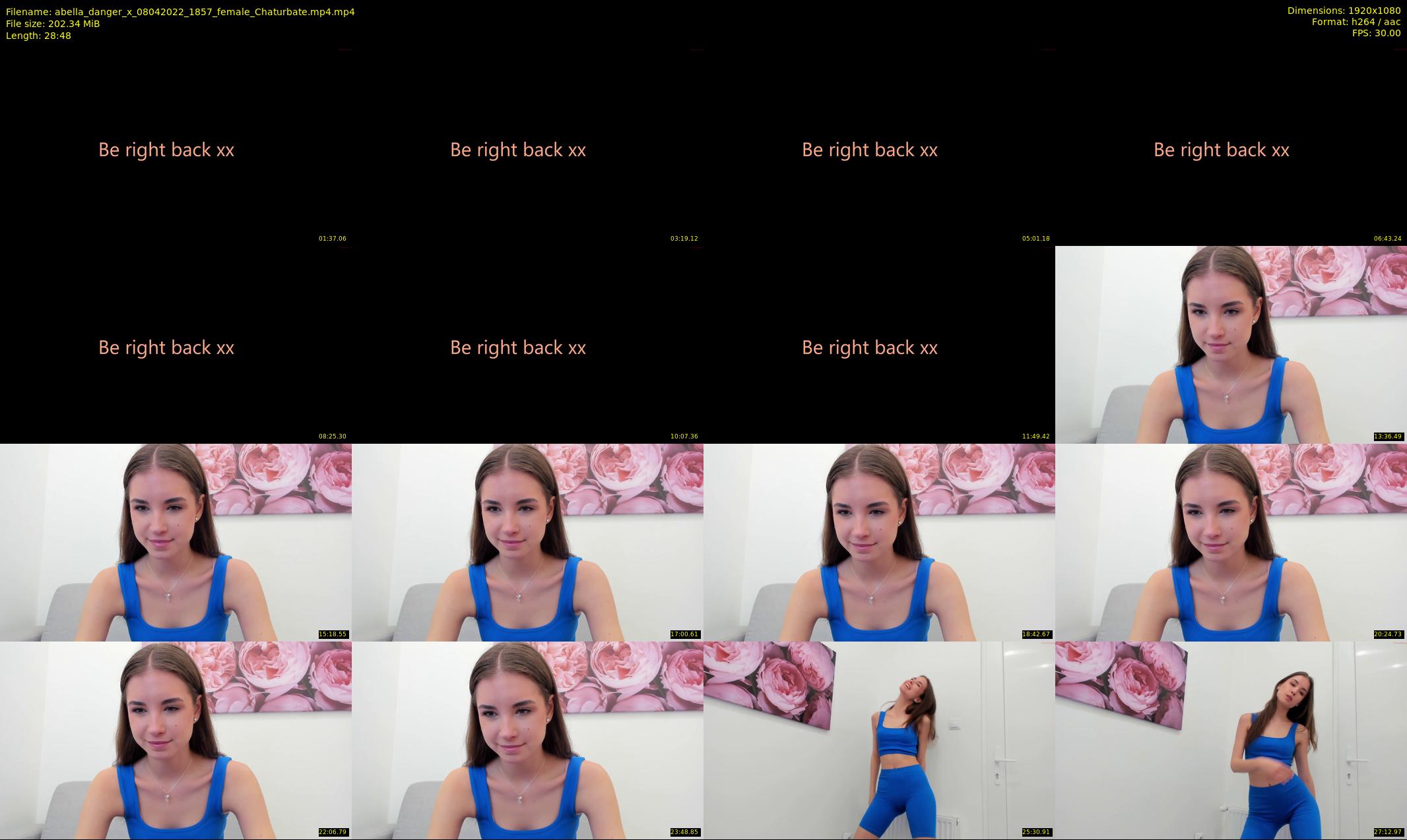 abella_danger_x — 29 minute Chaturbate female cam show recording, 1080p, Apr 8, 2022