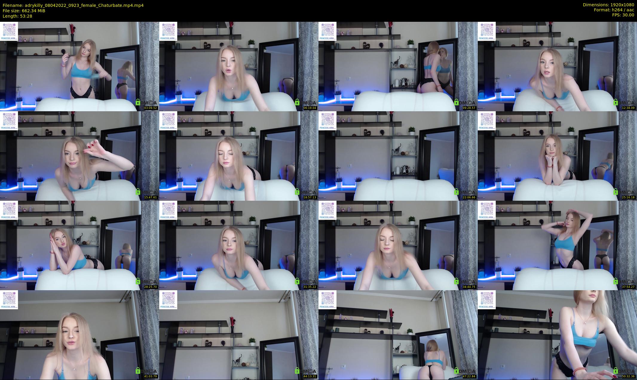 adrykilly — 54 minute Chaturbate female cam show recording, 1080p, Apr 8, 2022