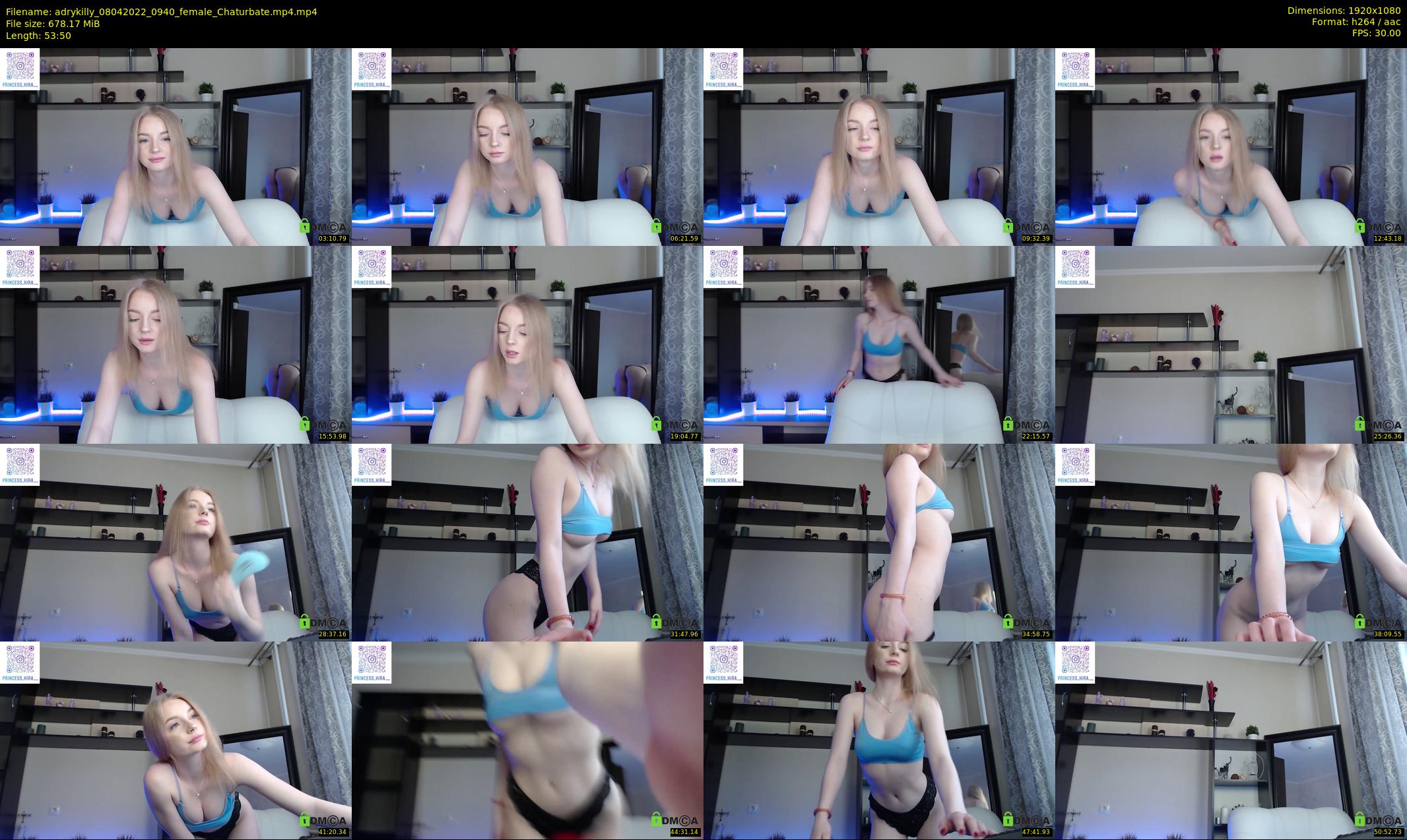 adrykilly — 54 minute Chaturbate female cam show recording, 1080p, Apr 8, 2022