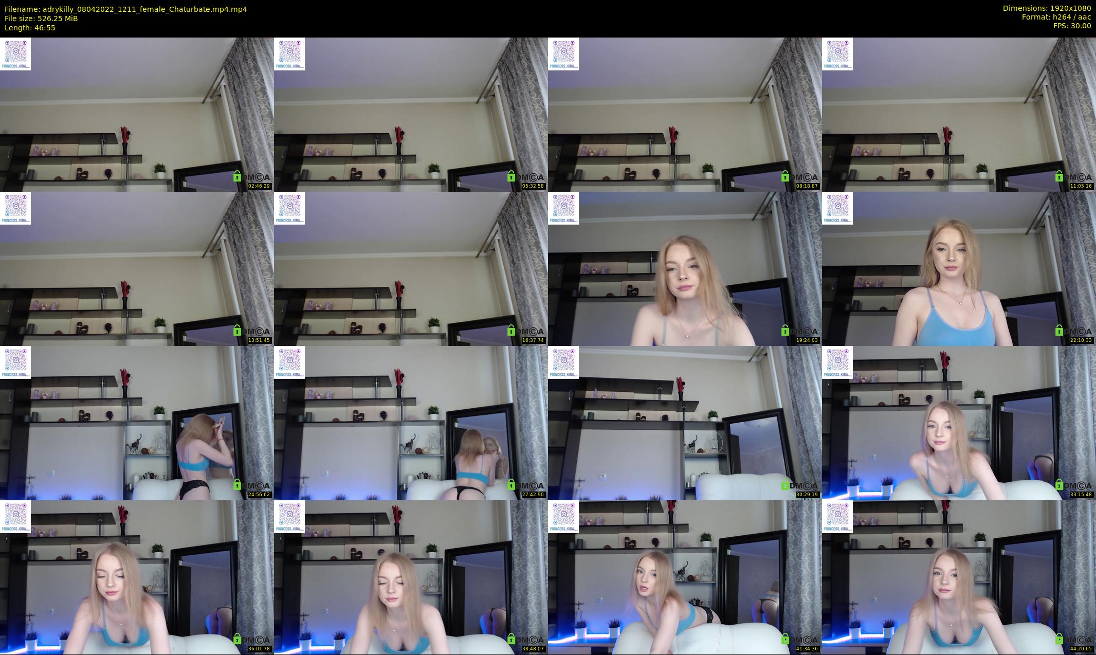 adrykilly — 47 minute Chaturbate female cam show recording, 1080p, Apr 8, 2022