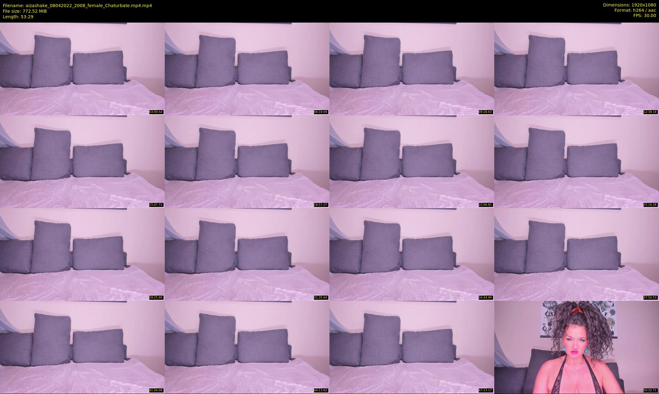 aizashake — 54 minute Chaturbate female cam show recording, 1080p, Apr 8, 2022