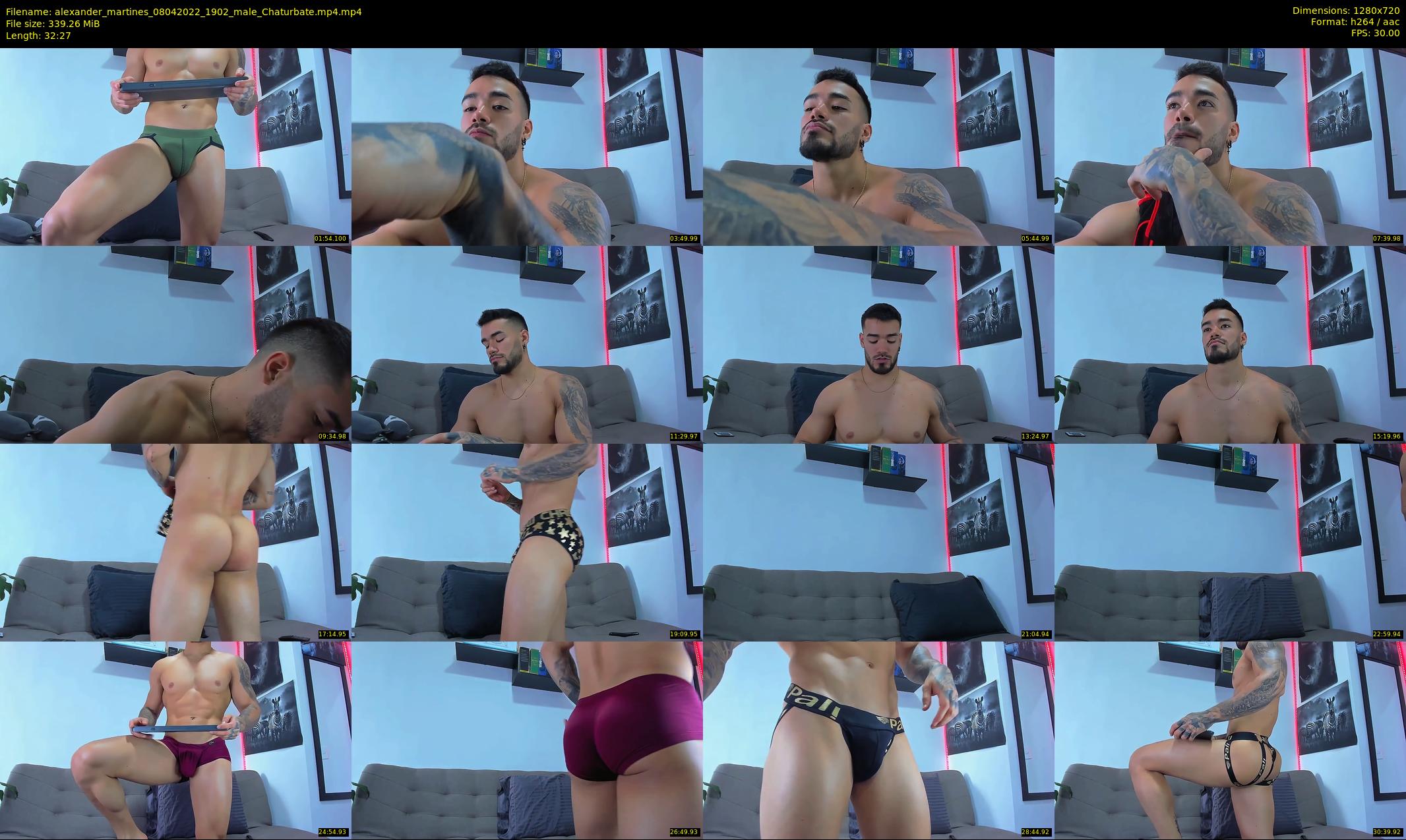 alexander_martines — 33 minute Chaturbate male cam show recording, 720p, Apr 8, 2022