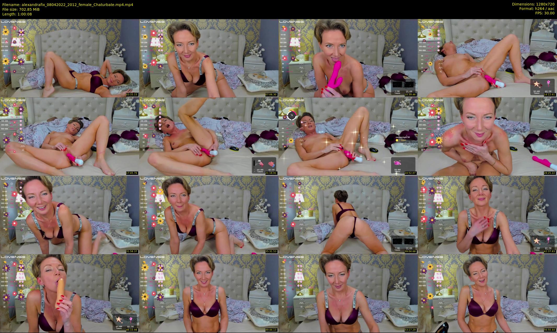alexandrafix — 61 minute Chaturbate female cam show recording, 720p, Apr 8, 2022