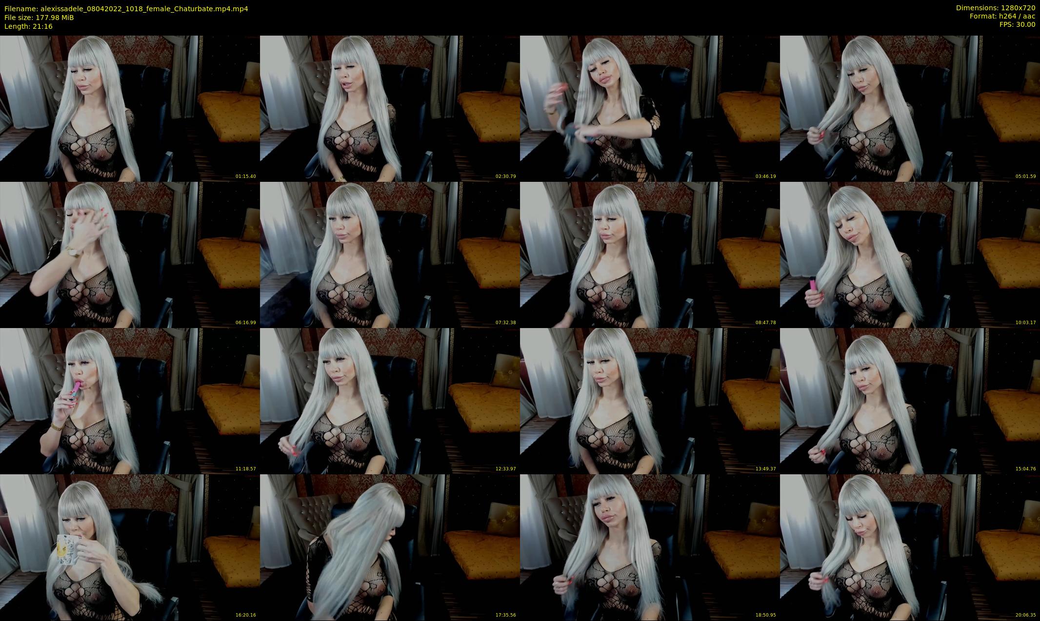 alexissadele — 22 minute Chaturbate female cam show recording, 720p, Apr 8, 2022