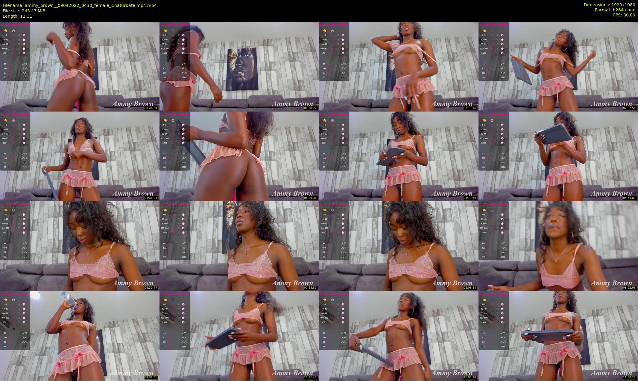 ammy_brown_ — 13 minute Chaturbate female cam show recording, 1080p, Apr 9, 2022