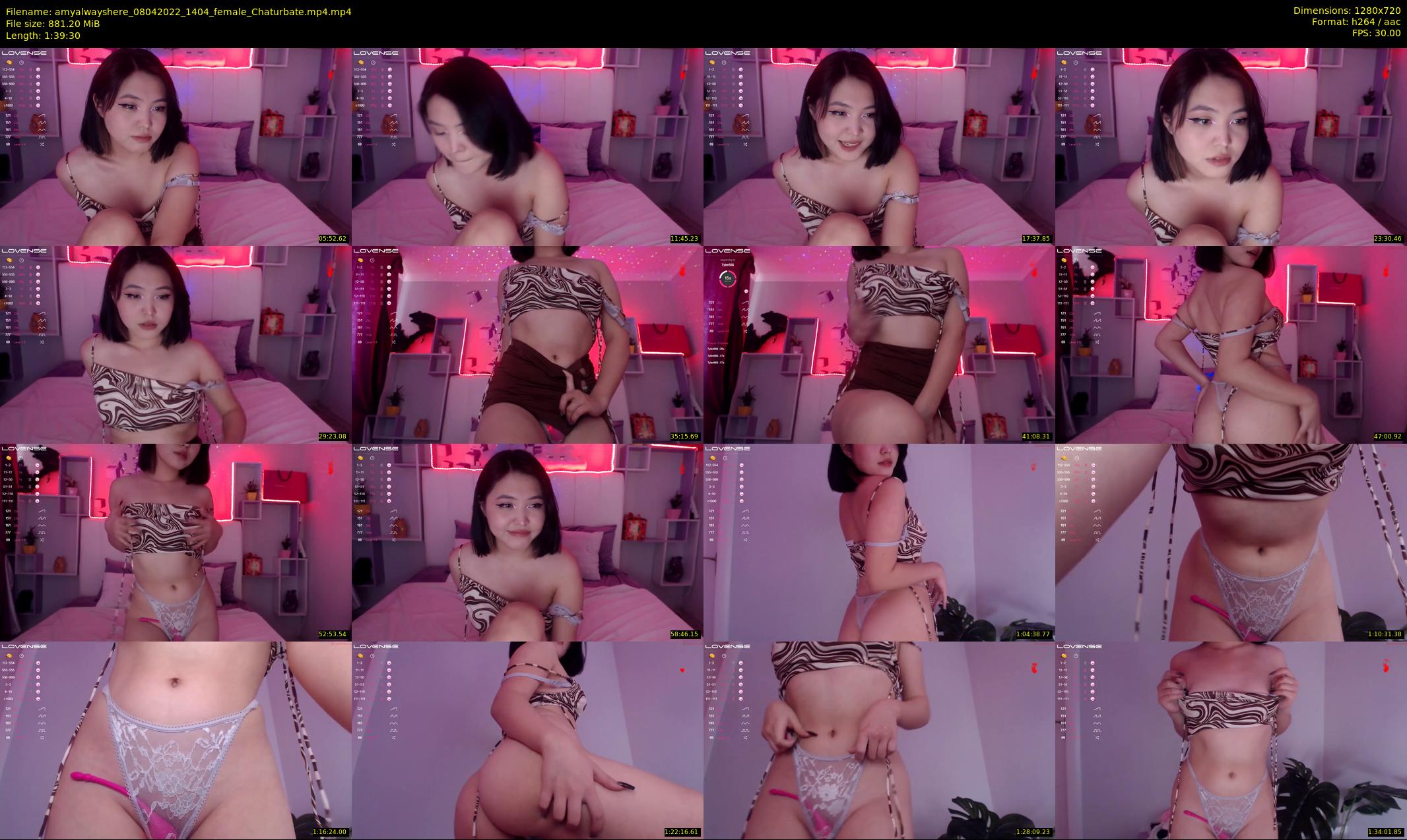 amyalwayshere — 100 minute Chaturbate female cam show recording, 720p, Apr 8, 2022