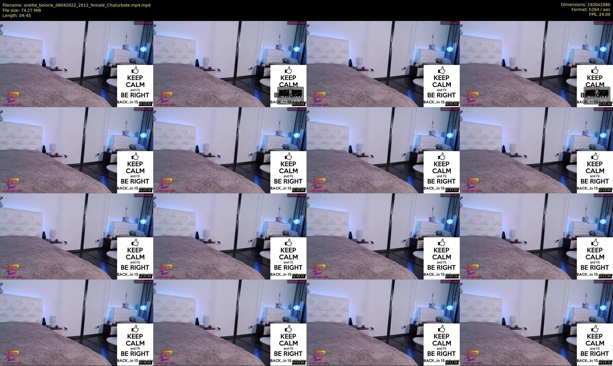anette_belorie — 5 minute Chaturbate female cam show recording, 1080p, Apr 8, 2022