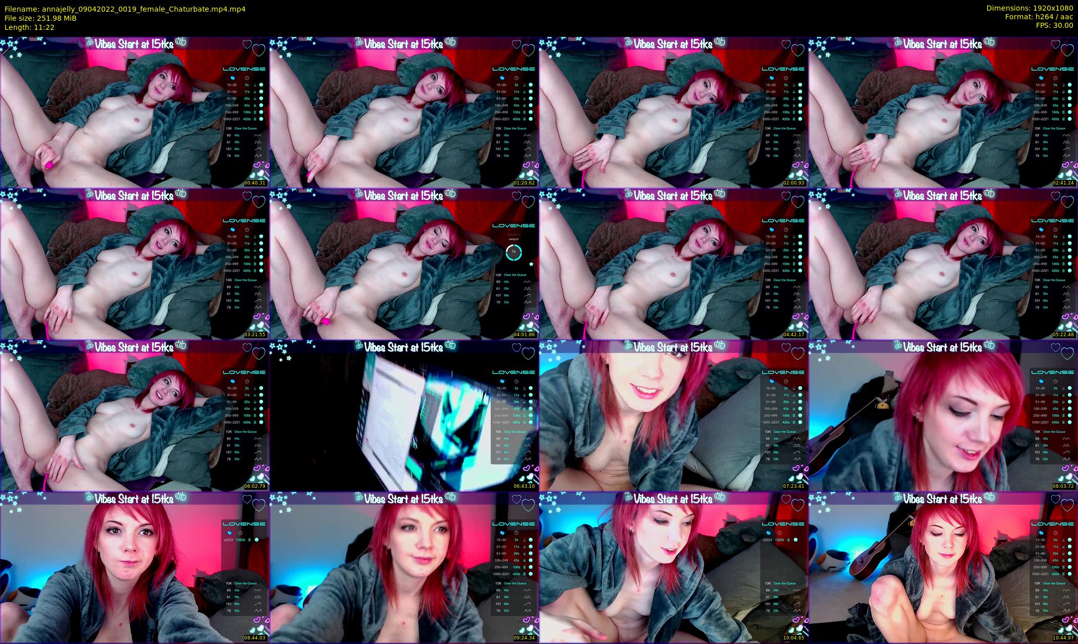 annajelly — 12 minute Chaturbate couple cam show recording, 1080p, Apr 9, 2022
